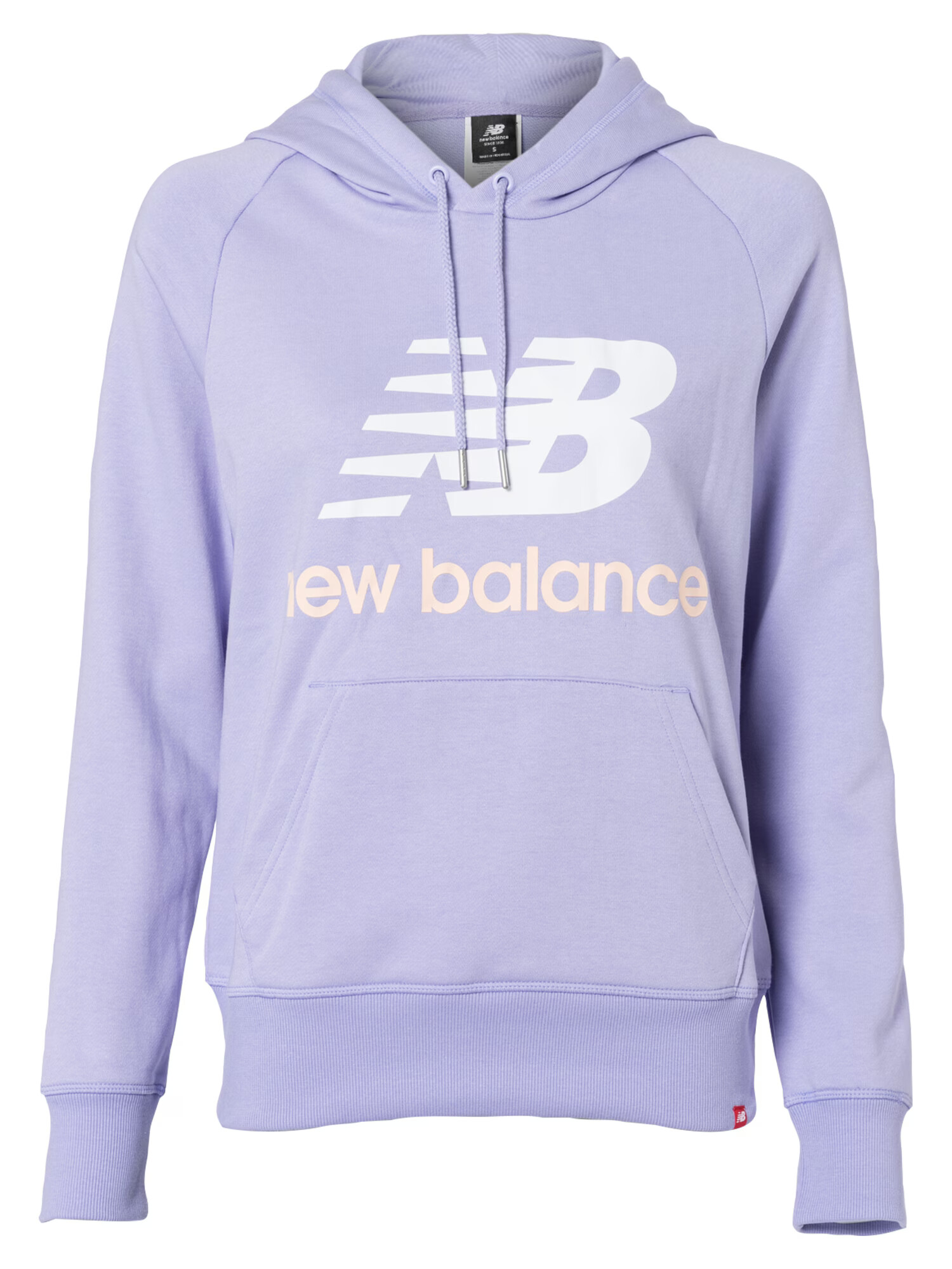 new balance Bluză de molton bej / mov liliachiu / alb - Pled.ro