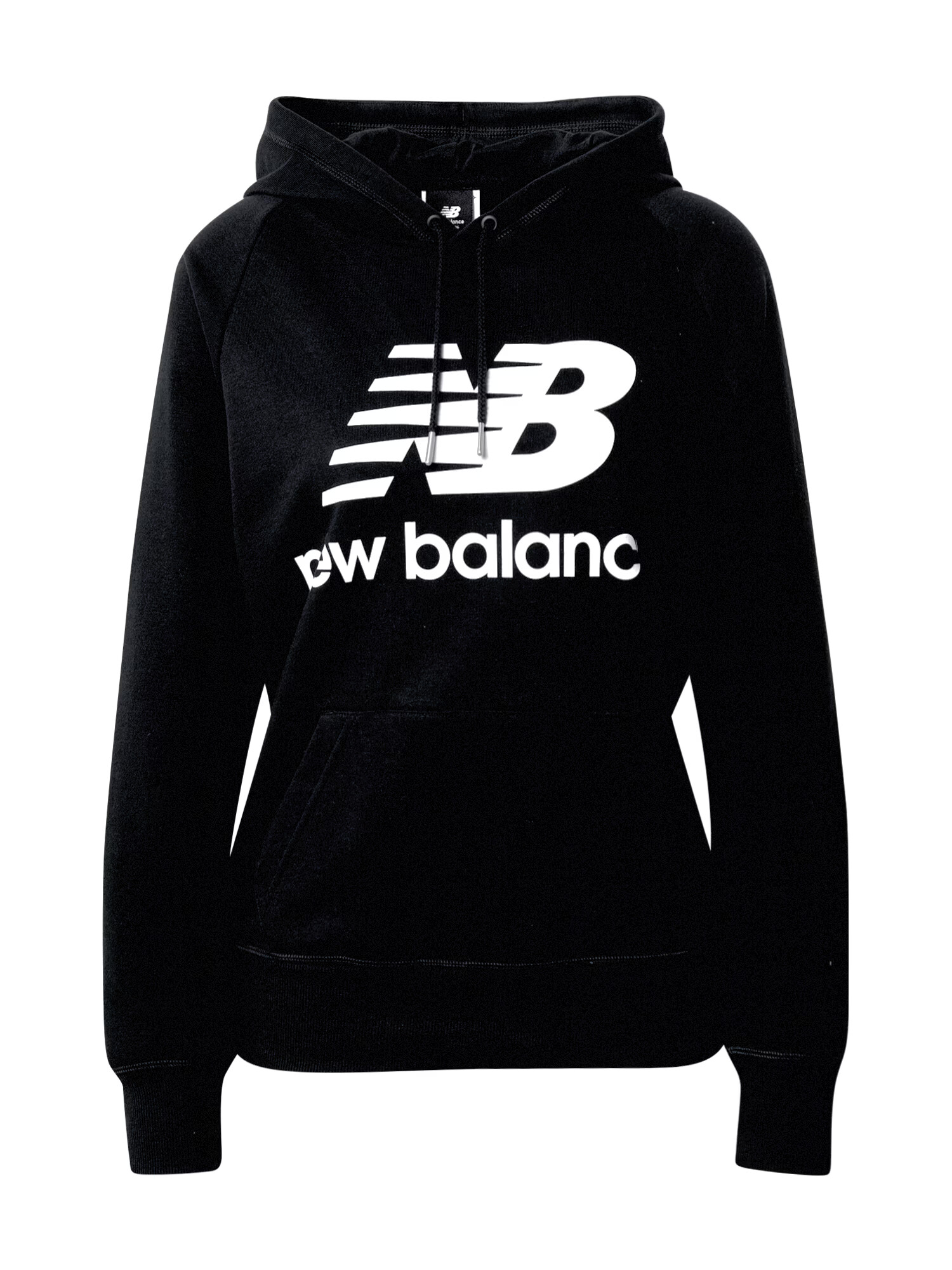 new balance Bluză de molton negru / alb - Pled.ro