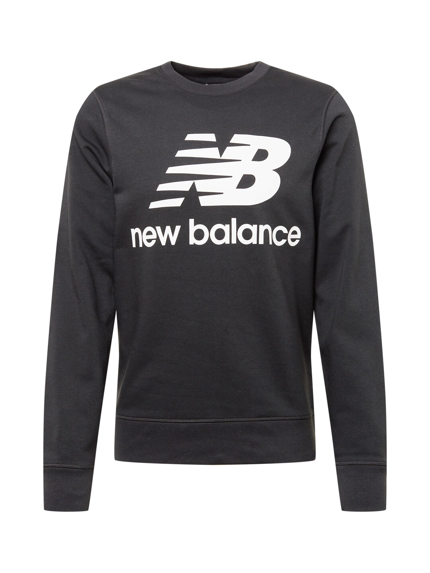 new balance Bluză de molton negru / alb - Pled.ro