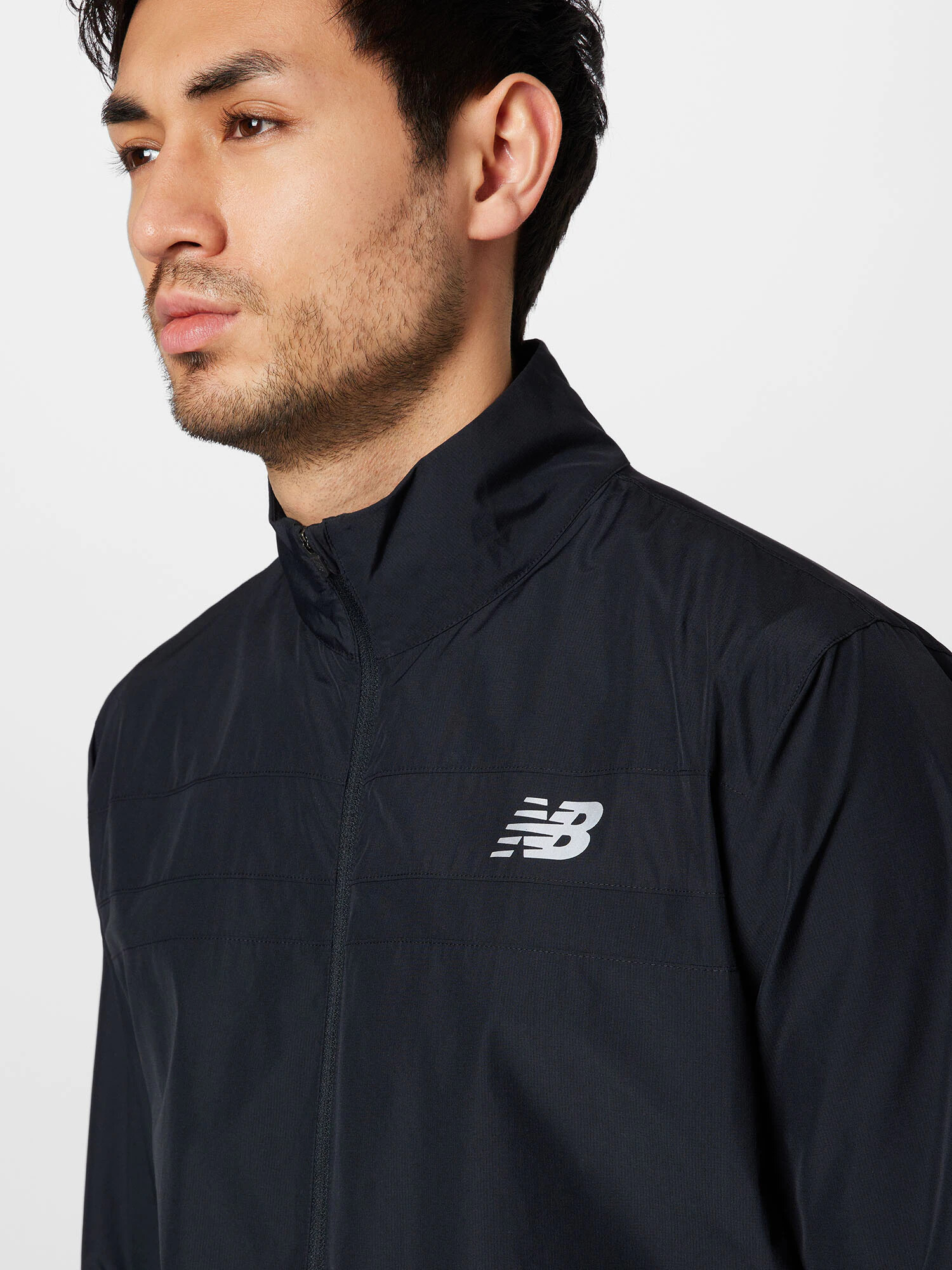 new balance Geacă sport negru / alb - Pled.ro