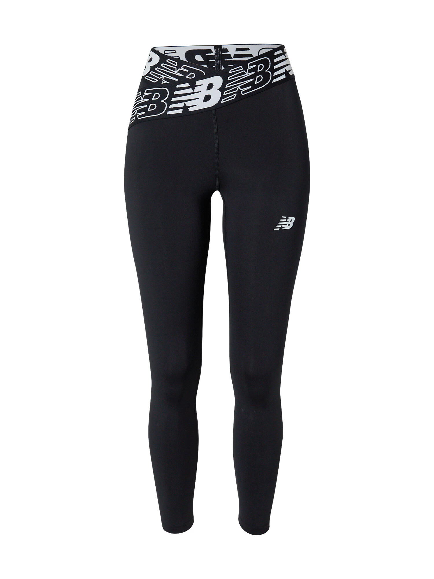 new balance Pantaloni sport negru / alb - Pled.ro