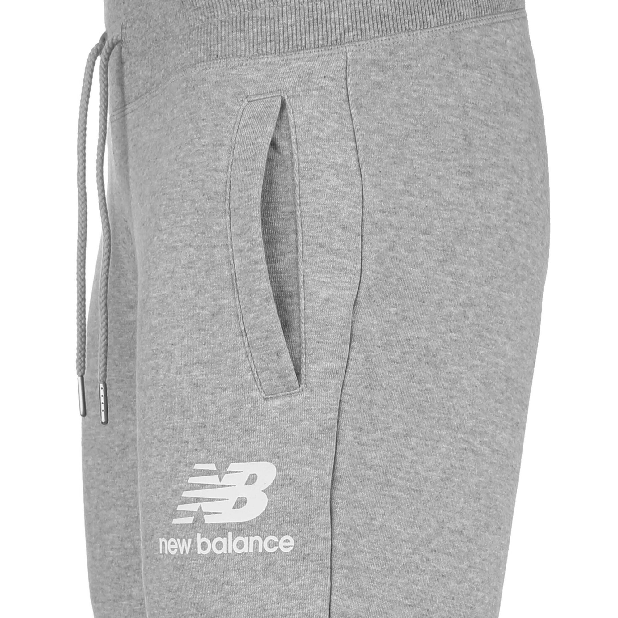 new balance Pantaloni gri amestecat / alb - Pled.ro