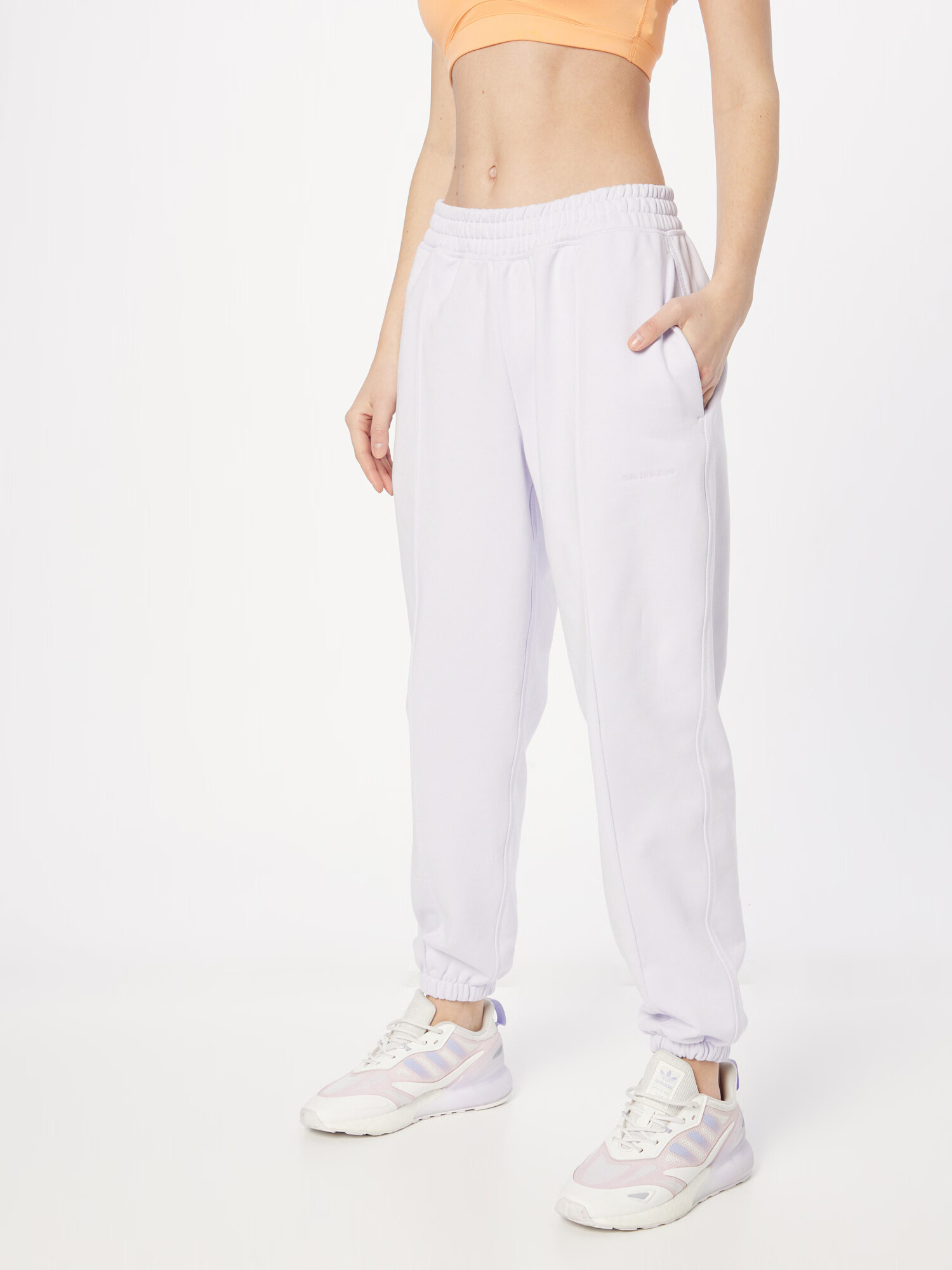 new balance Pantaloni mov pastel - Pled.ro