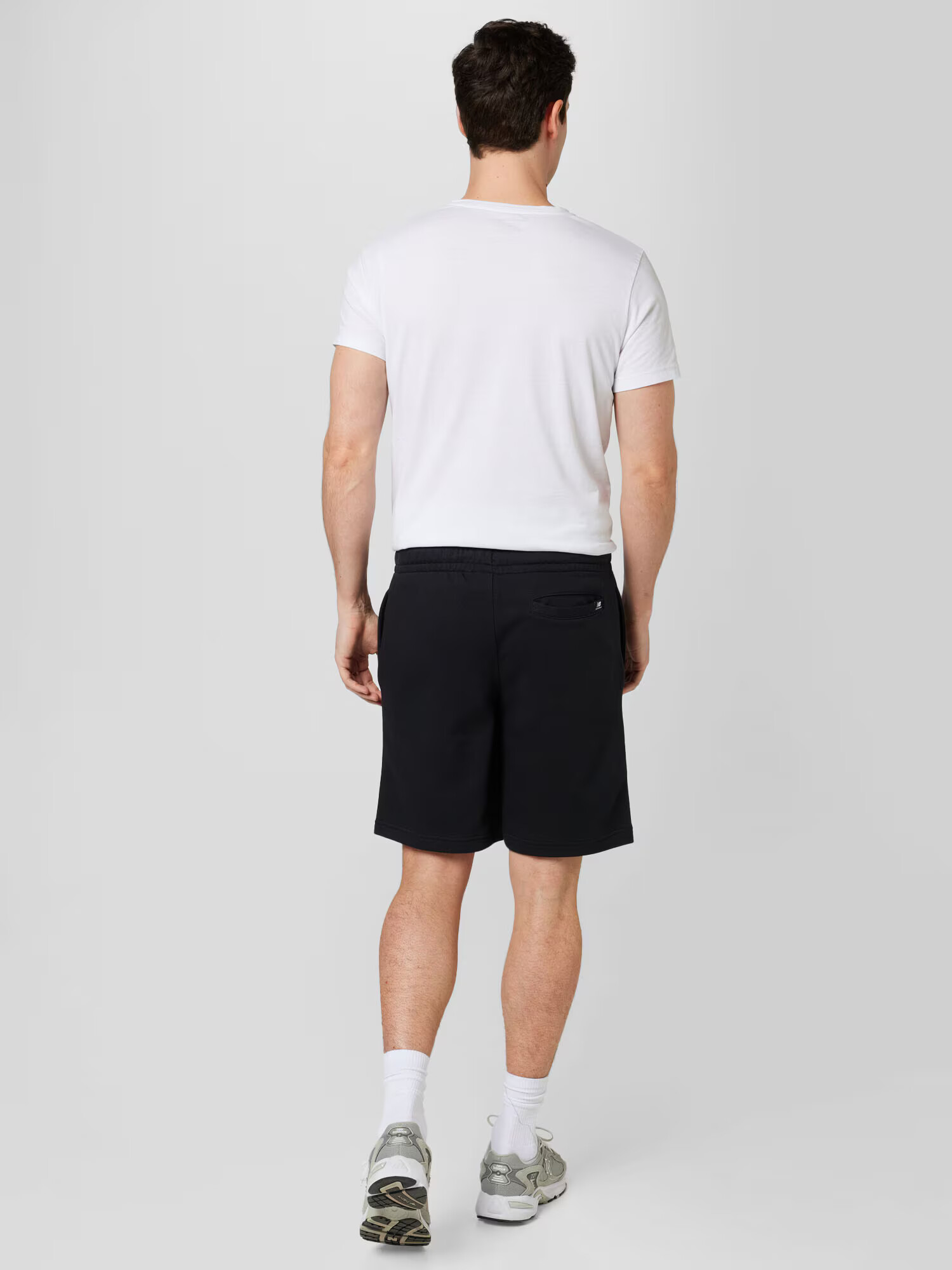 new balance Pantaloni negru / alb - Pled.ro