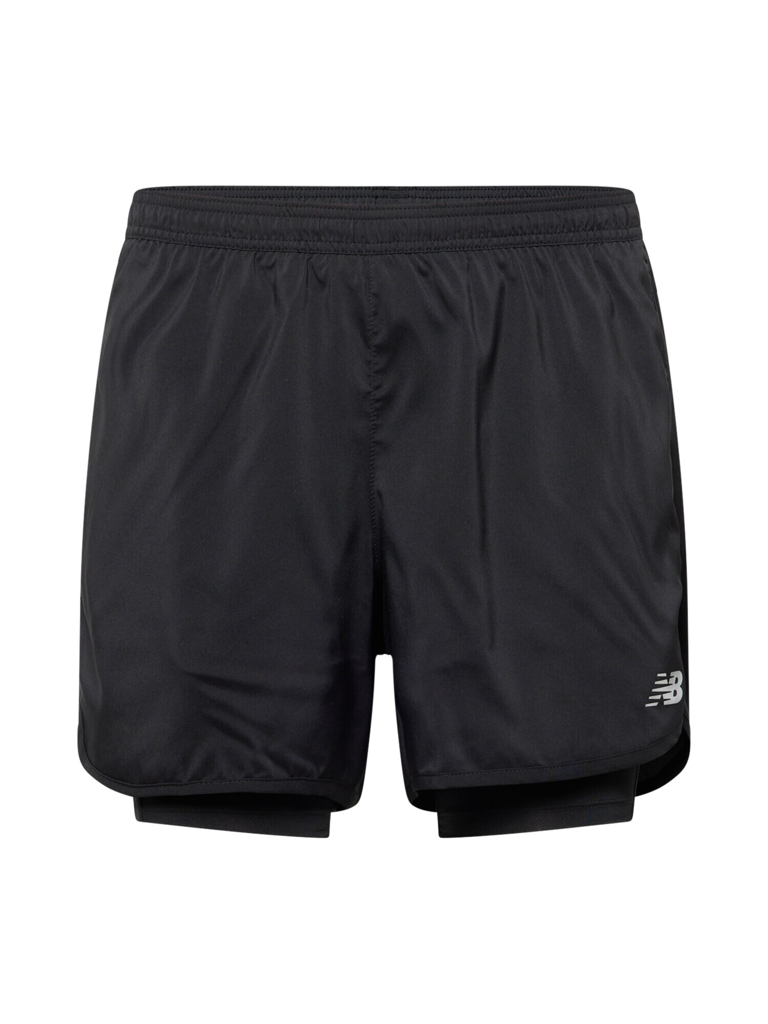 new balance Pantaloni sport 'Accelerate Pacer' negru / alb - Pled.ro