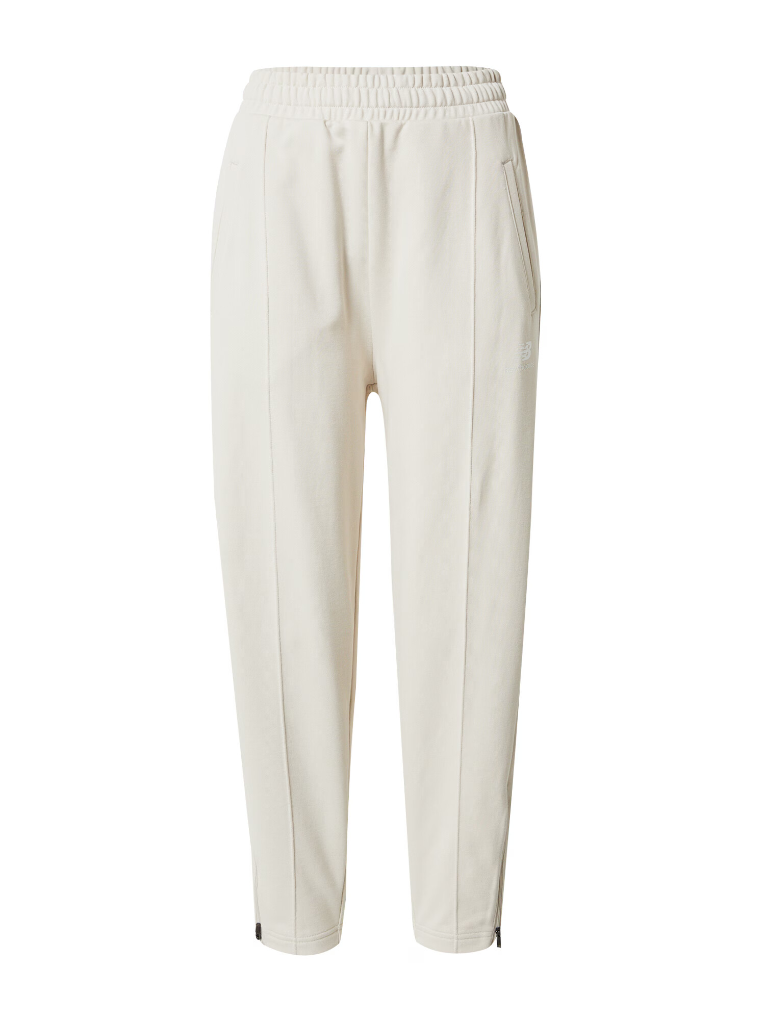 new balance Pantaloni sport 'Athletics Pearl' alb murdar - Pled.ro