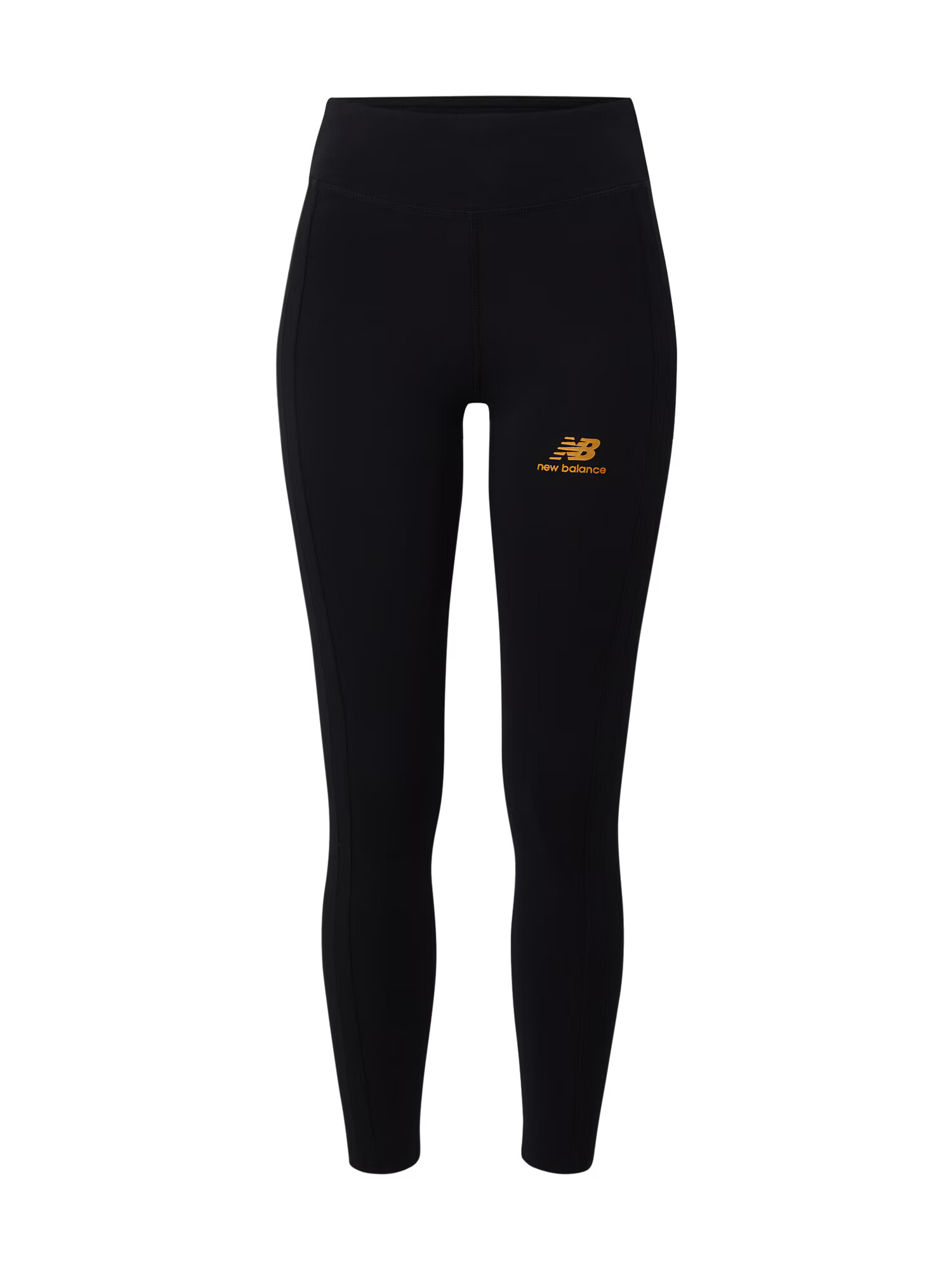 new balance Pantaloni sport galben muștar / negru - Pled.ro