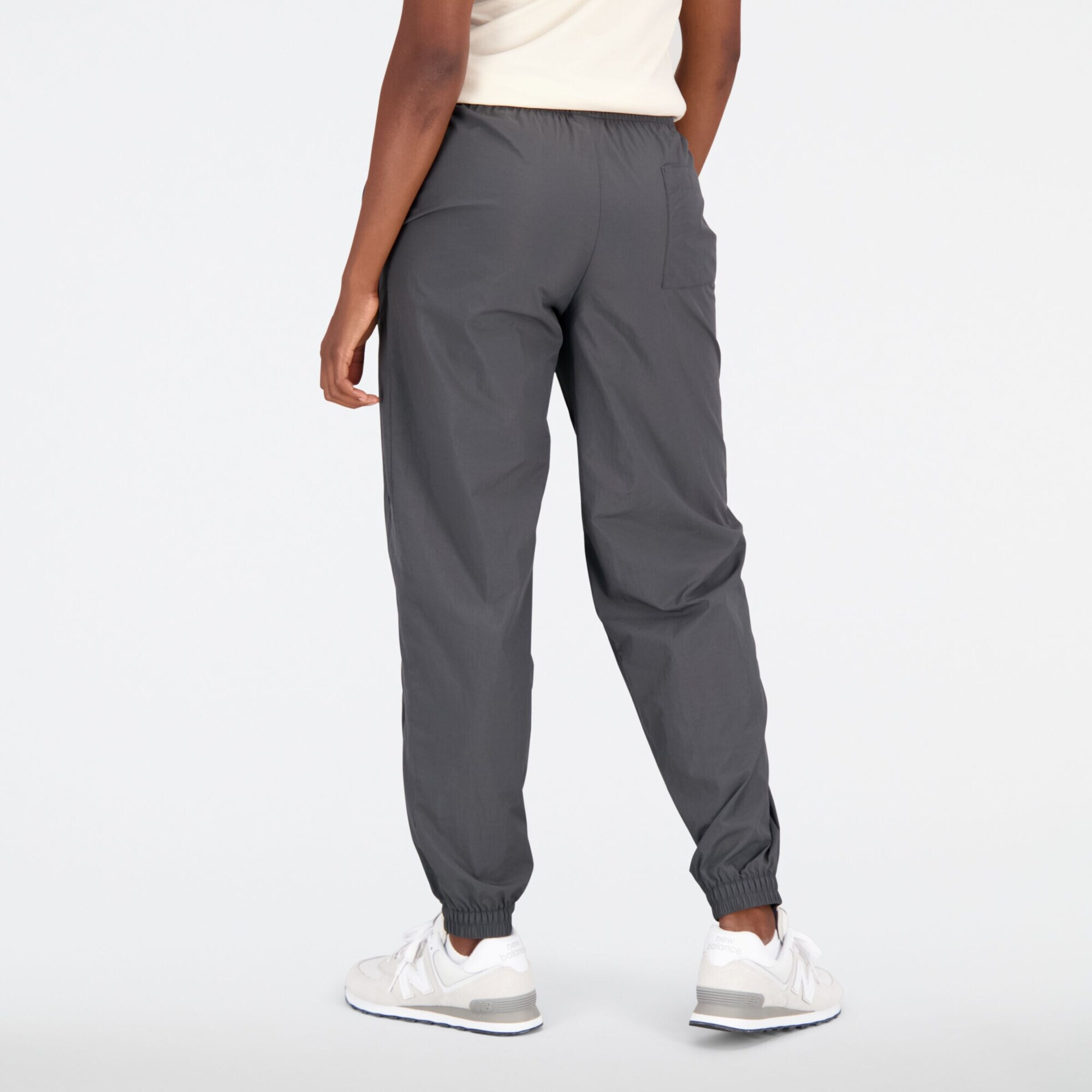 new balance Pantaloni sport gri / alb - Pled.ro