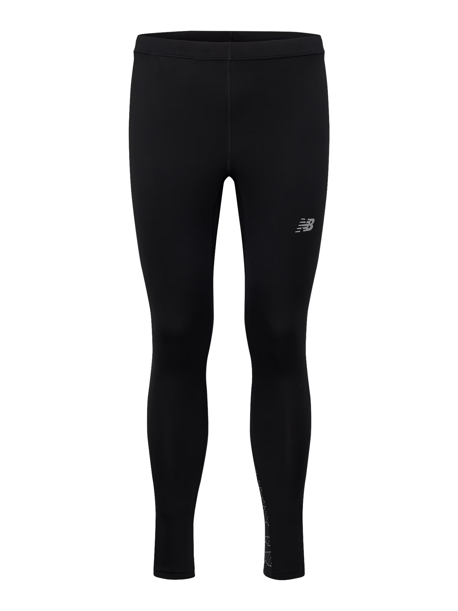 new balance Pantaloni sport gri argintiu / negru - Pled.ro