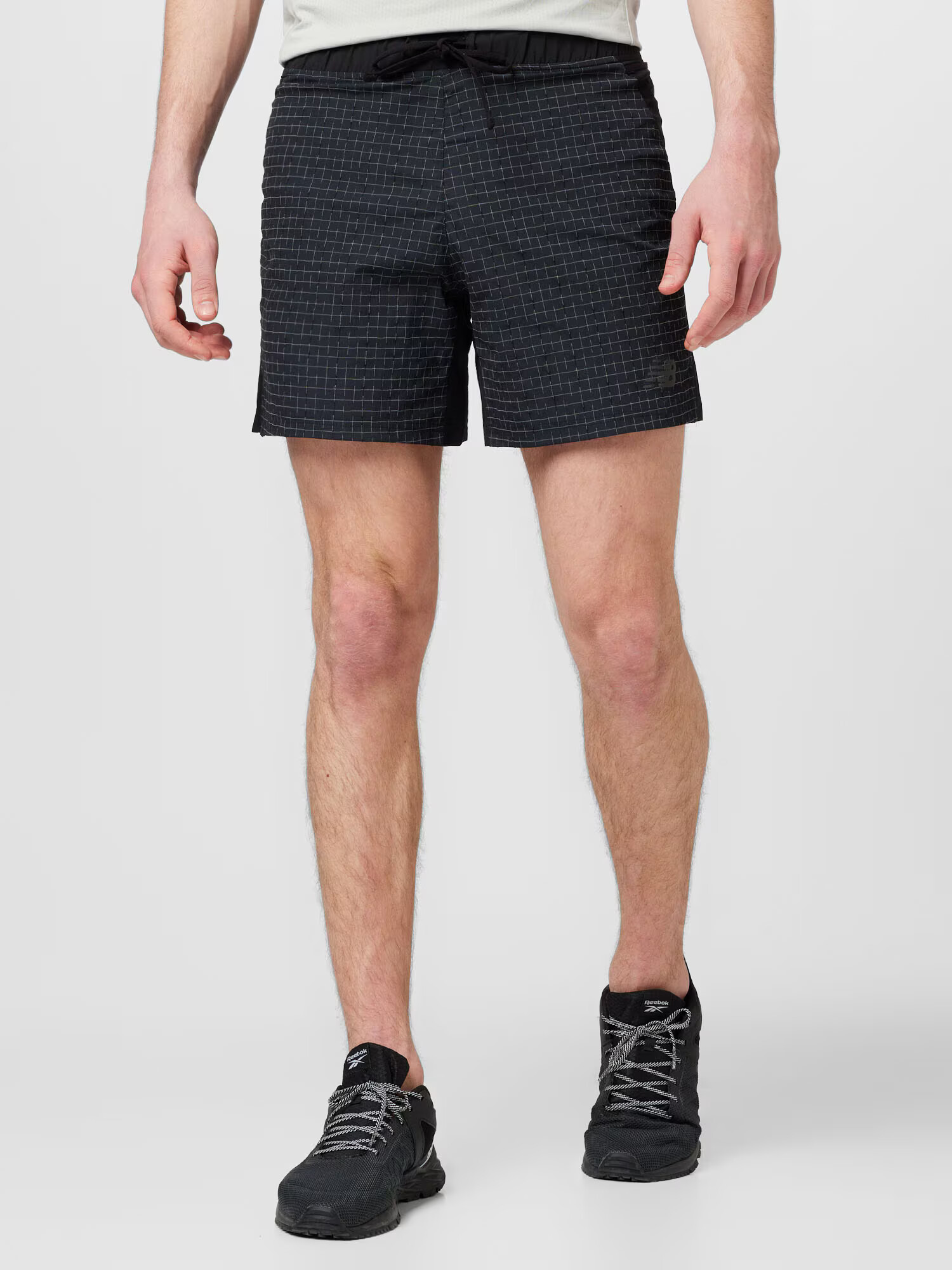 new balance Pantaloni sport 'Impact Run' gri / negru - Pled.ro