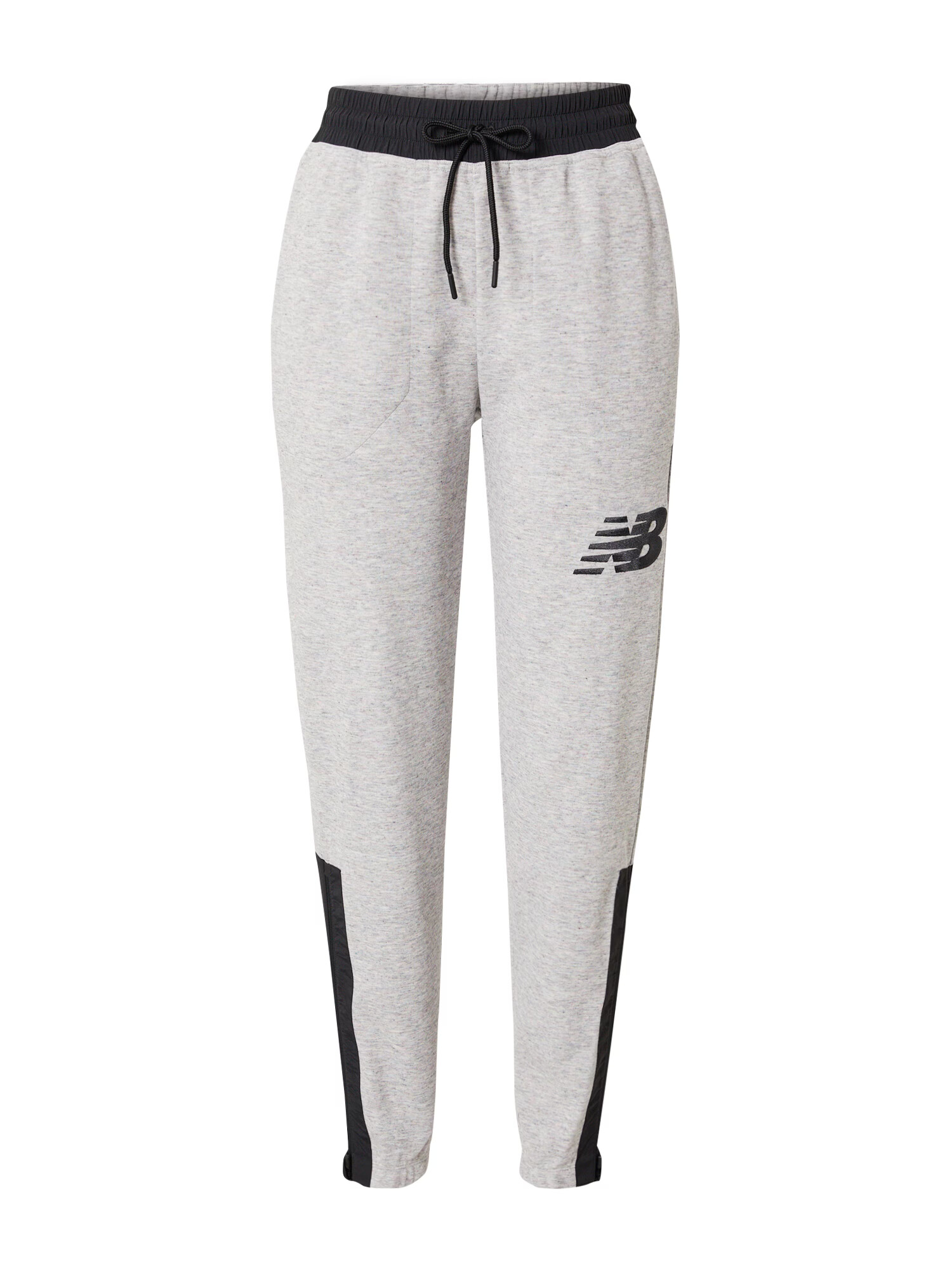 new balance Pantaloni sport 'Moments' gri amestecat / negru - Pled.ro