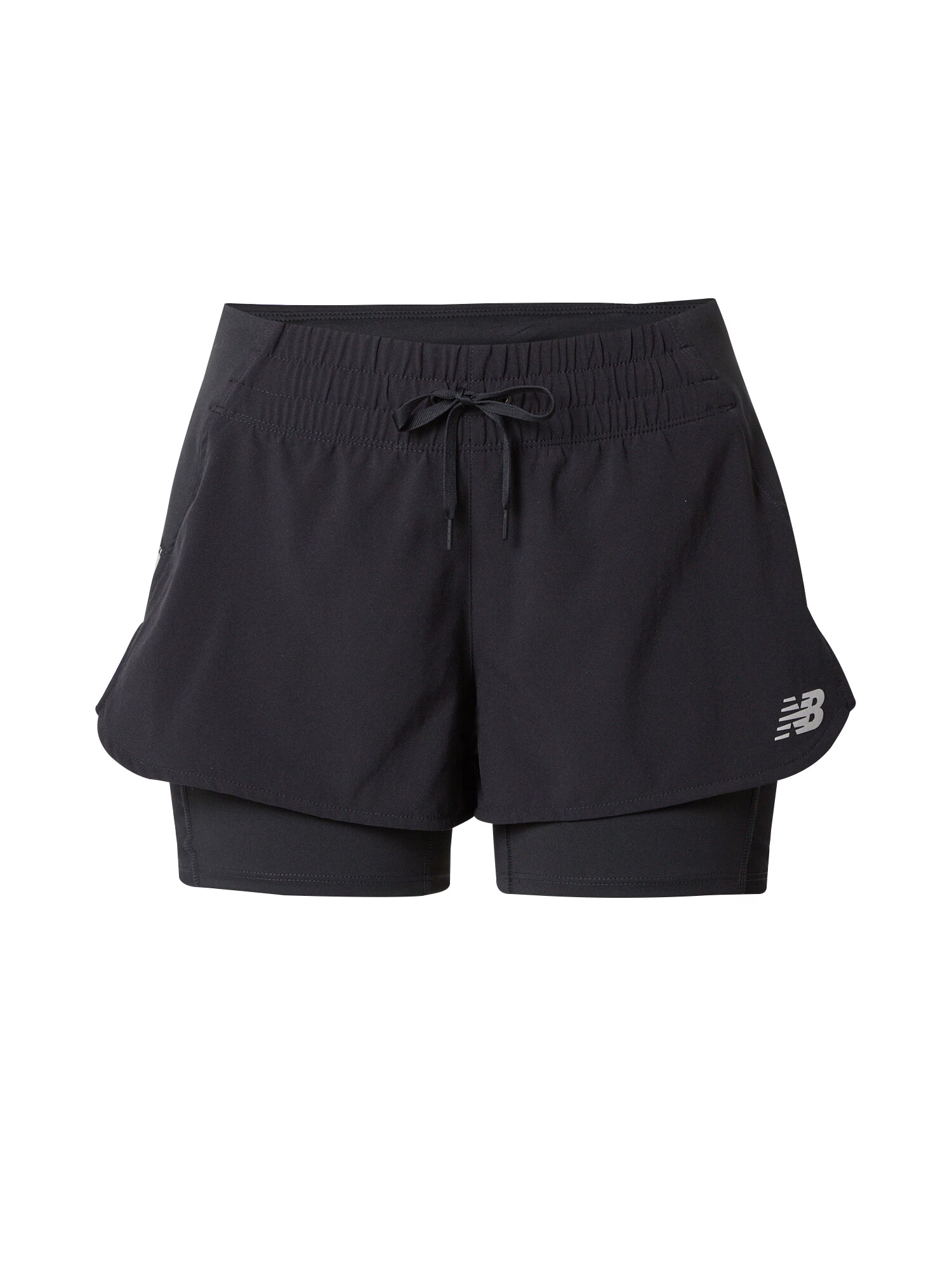 new balance Pantaloni sport negru / alb - Pled.ro