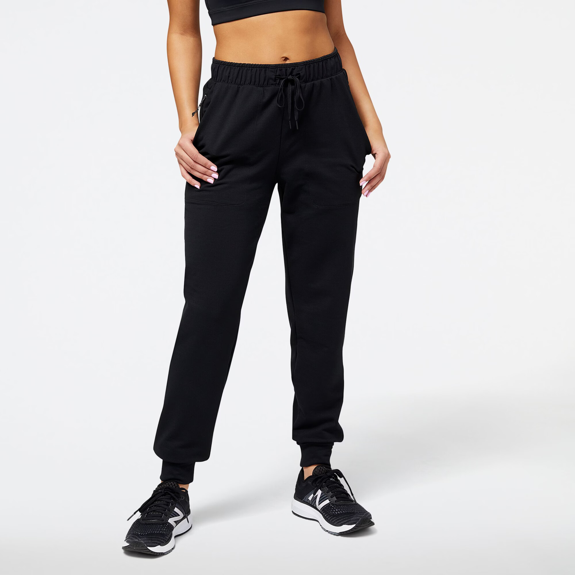 new balance Pantaloni sport negru - Pled.ro