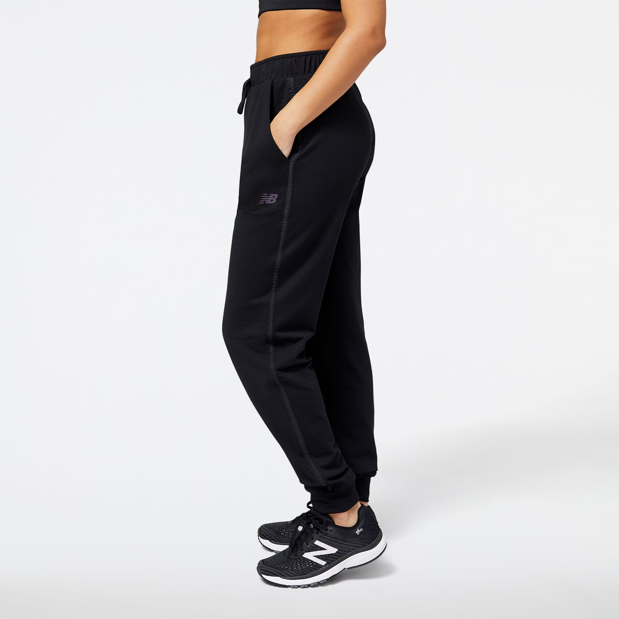 new balance Pantaloni sport negru - Pled.ro