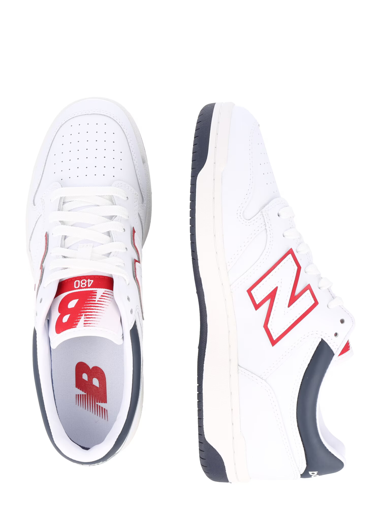 new balance Sneaker low '480' bleumarin / roșu / alb - Pled.ro