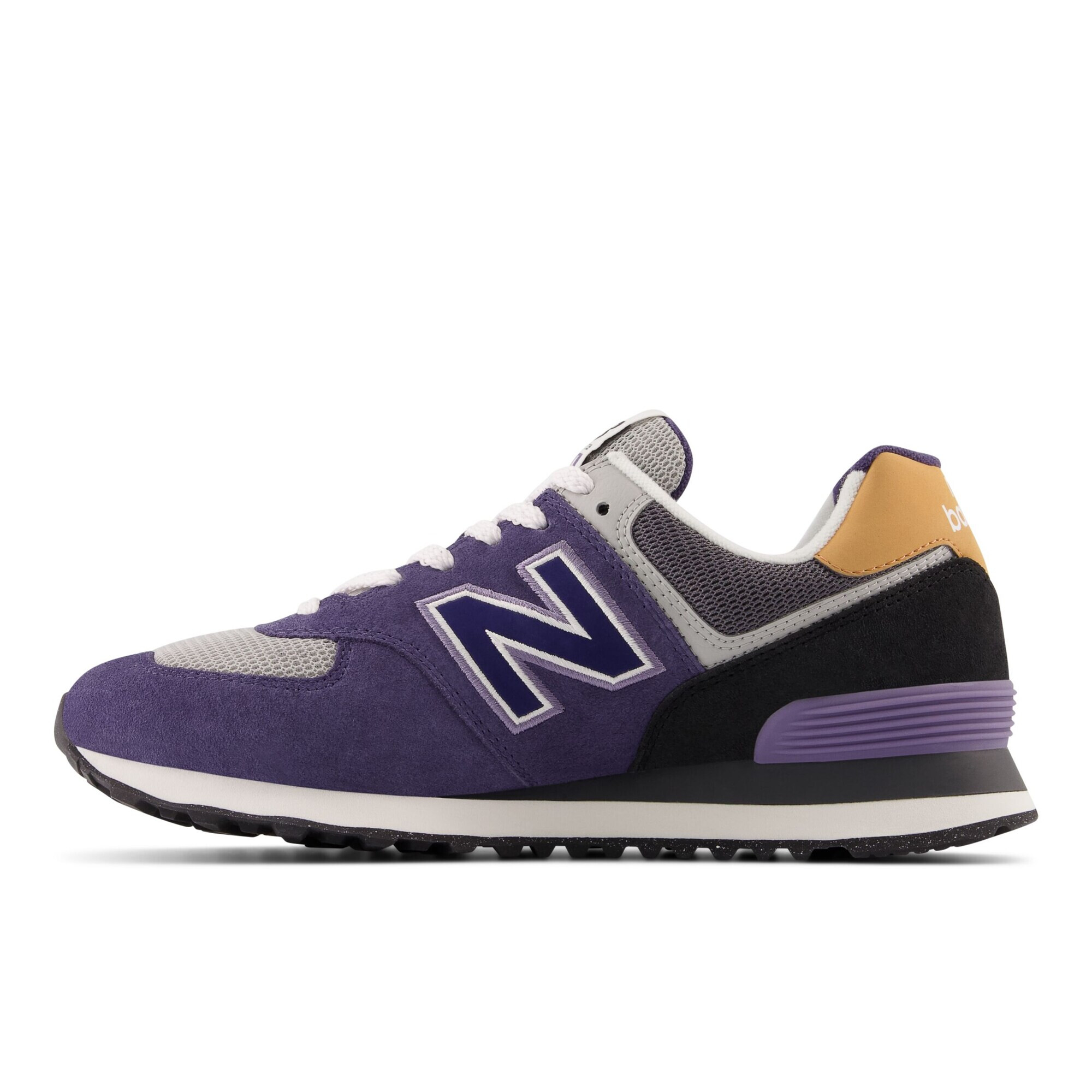 new balance Pantofi sport '574' gri taupe / mov închis / portocaliu deschis / negru - Pled.ro