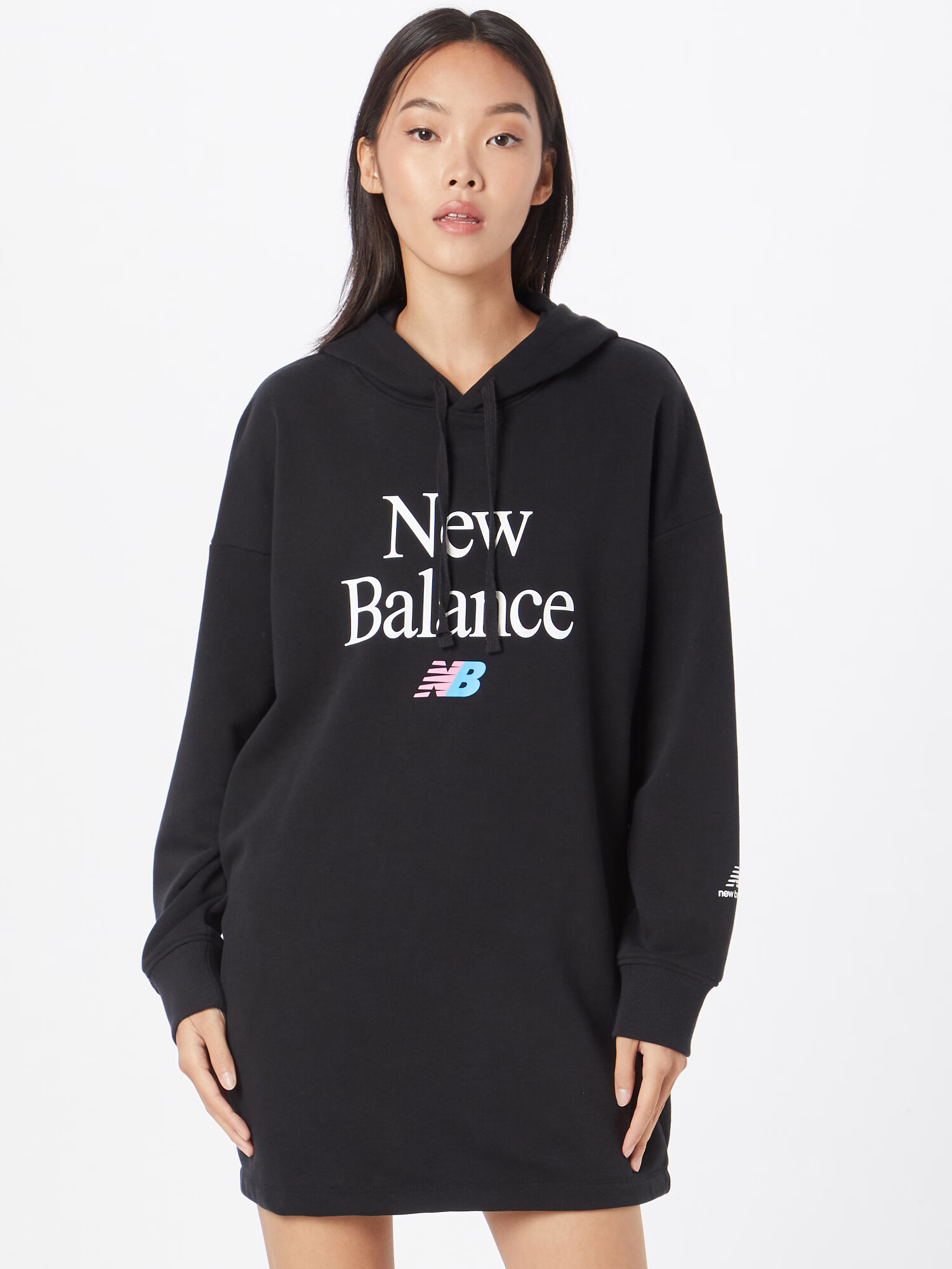 new balance Rochie 'Essentials' albastru aqua / roz / negru / alb - Pled.ro