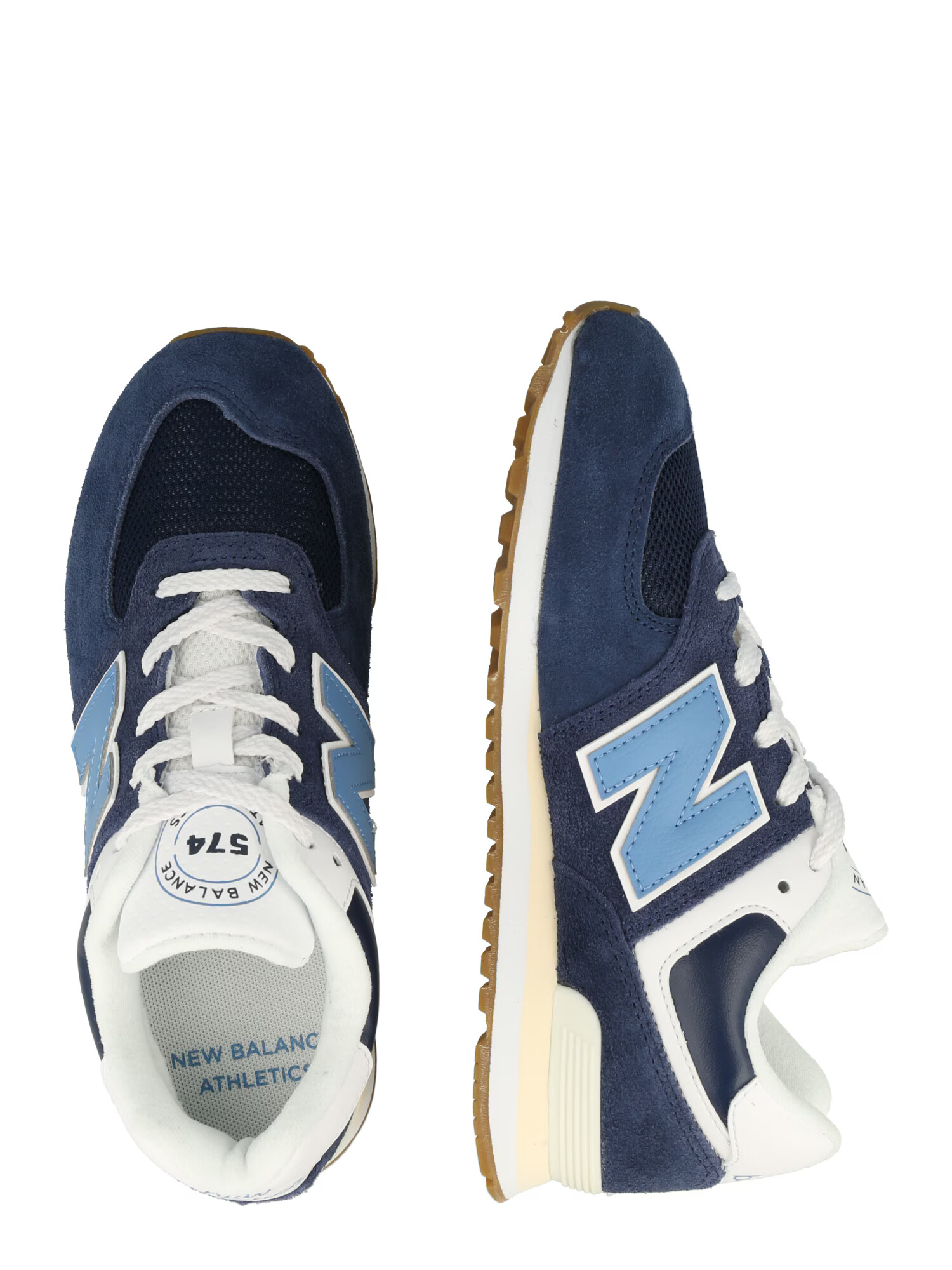 new balance Sneaker bleumarin / albastru fumuriu / alb - Pled.ro