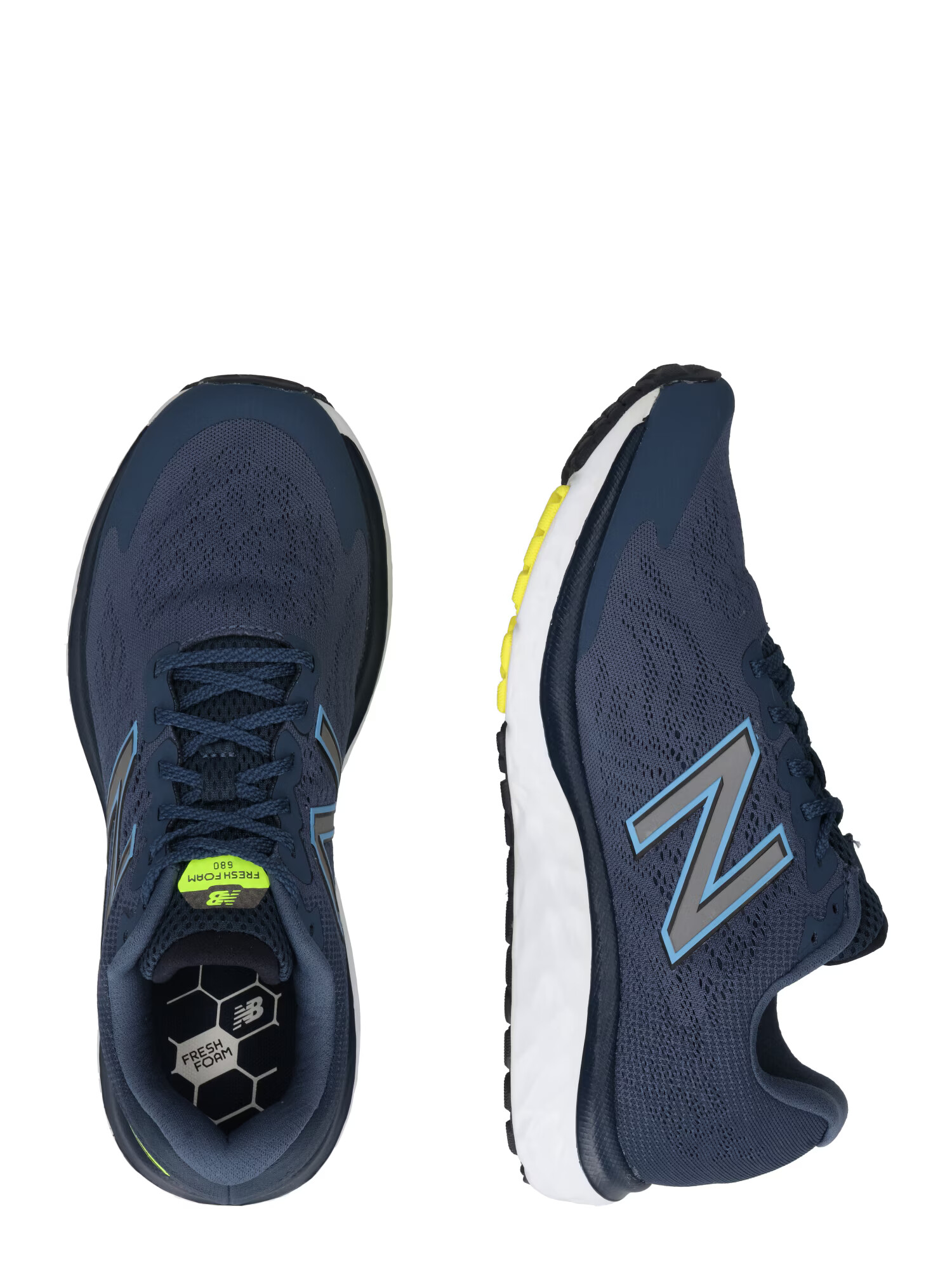 new balance Sneaker de alergat '680' albastru / bleumarin / gri / verde neon - Pled.ro