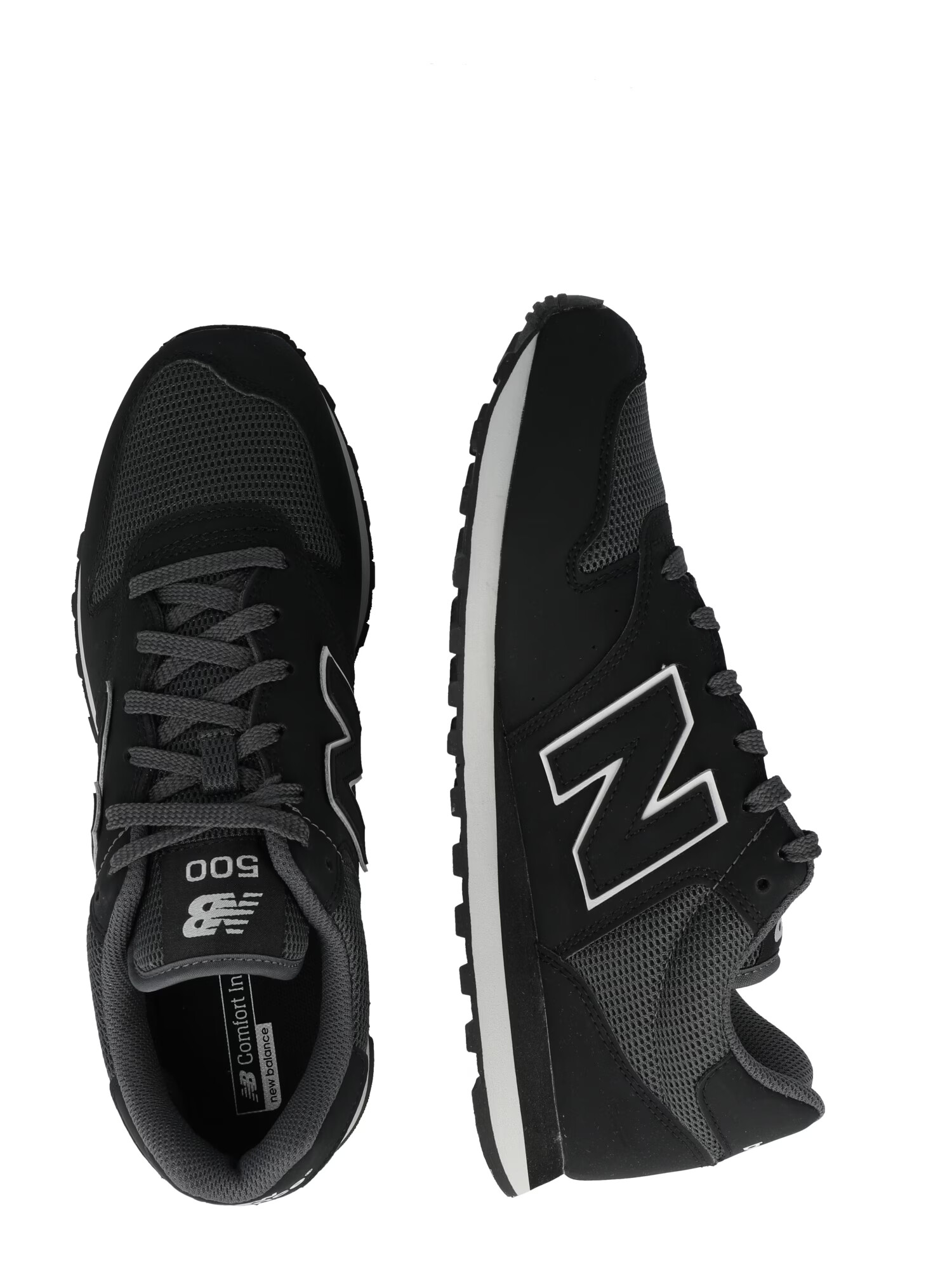 new balance Sneaker low '500' gri închis / negru / alb - Pled.ro