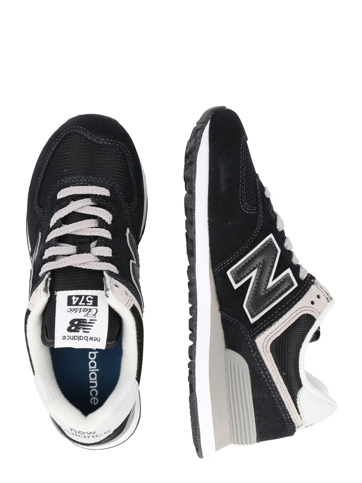 new balance Sneaker low '574' gri deschis / negru - Pled.ro