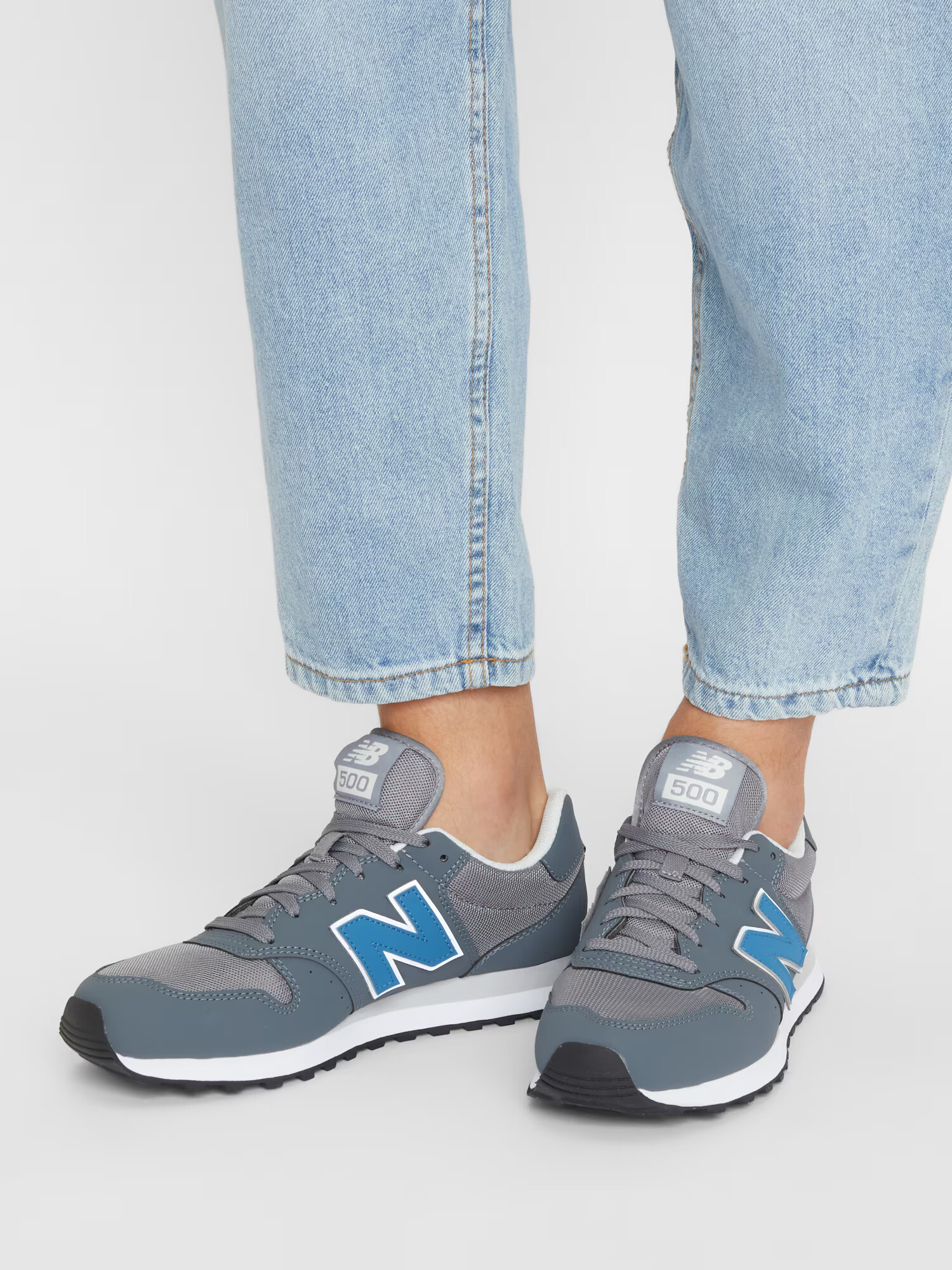 new balance Sneaker low albastru / gri metalic / gri închis - Pled.ro