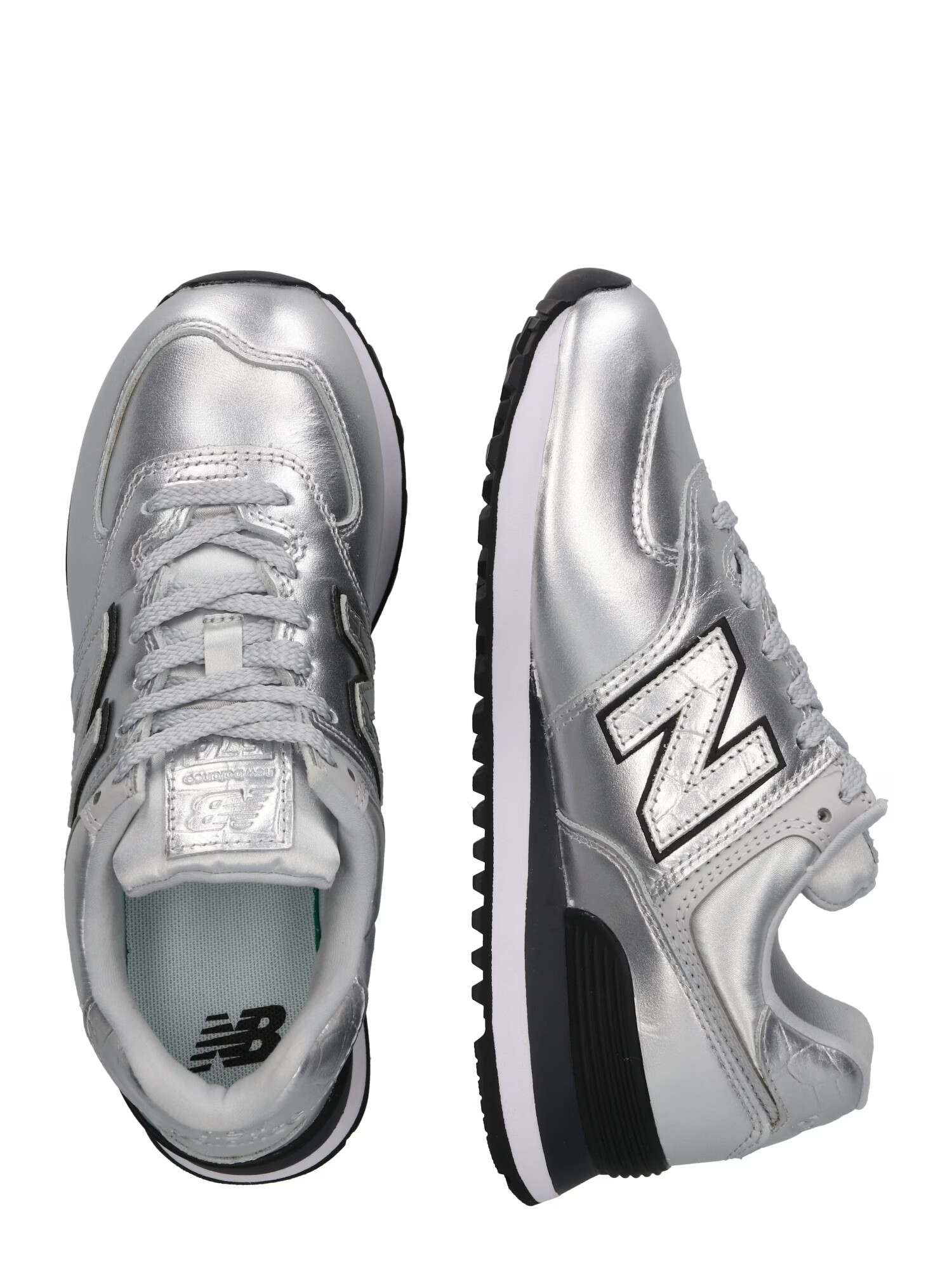 new balance Sneaker low '574' argintiu / alb - Pled.ro