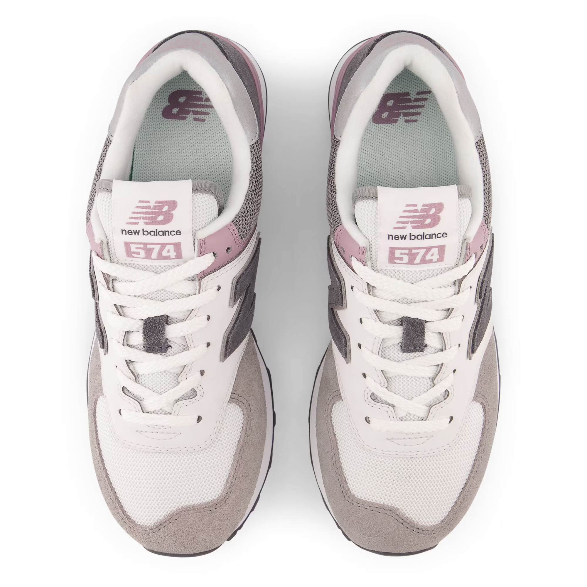 new balance Sneaker low '574' gri / lila / mauve / alb - Pled.ro