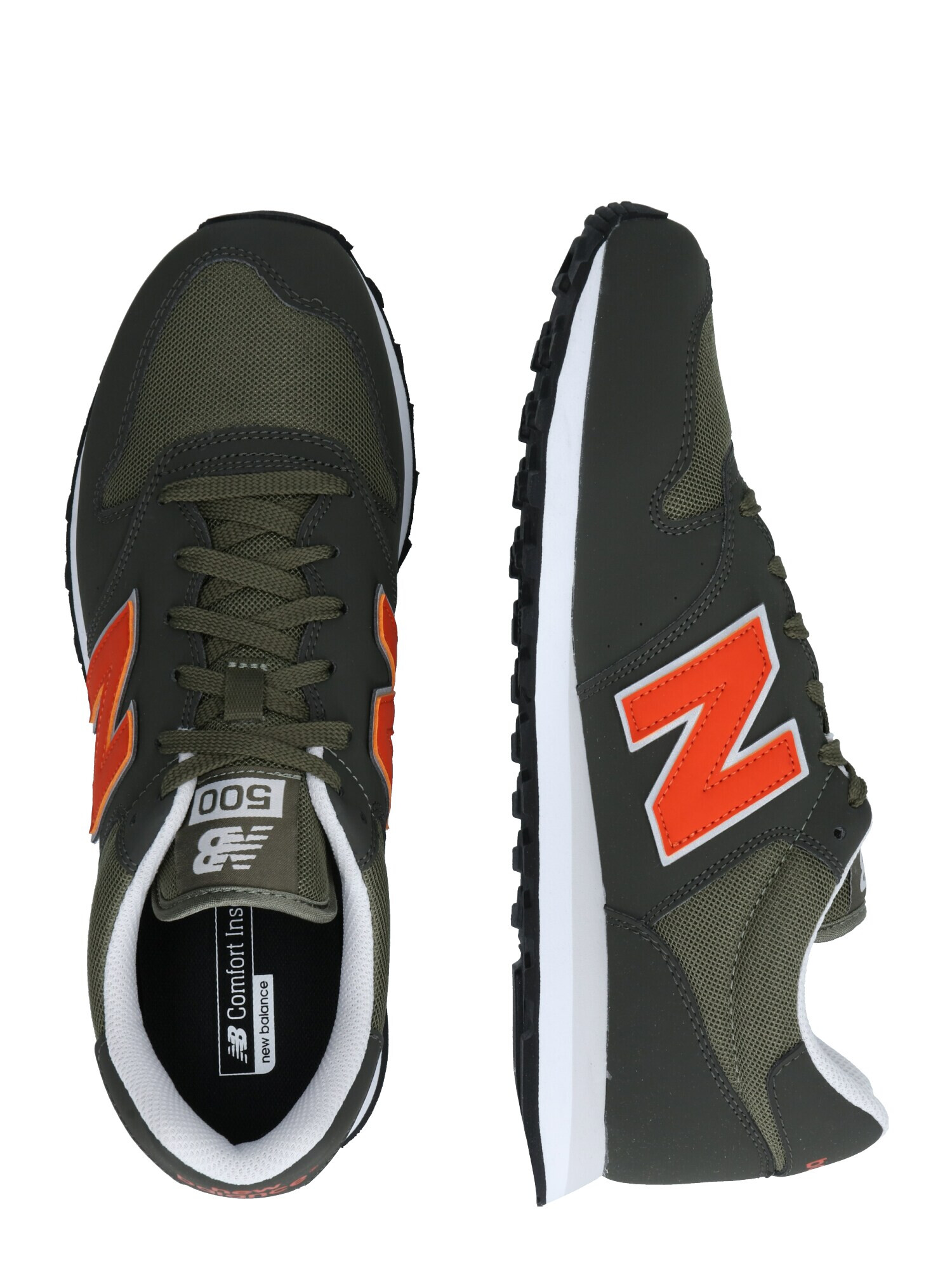 new balance Sneaker low kaki / roșu orange - Pled.ro