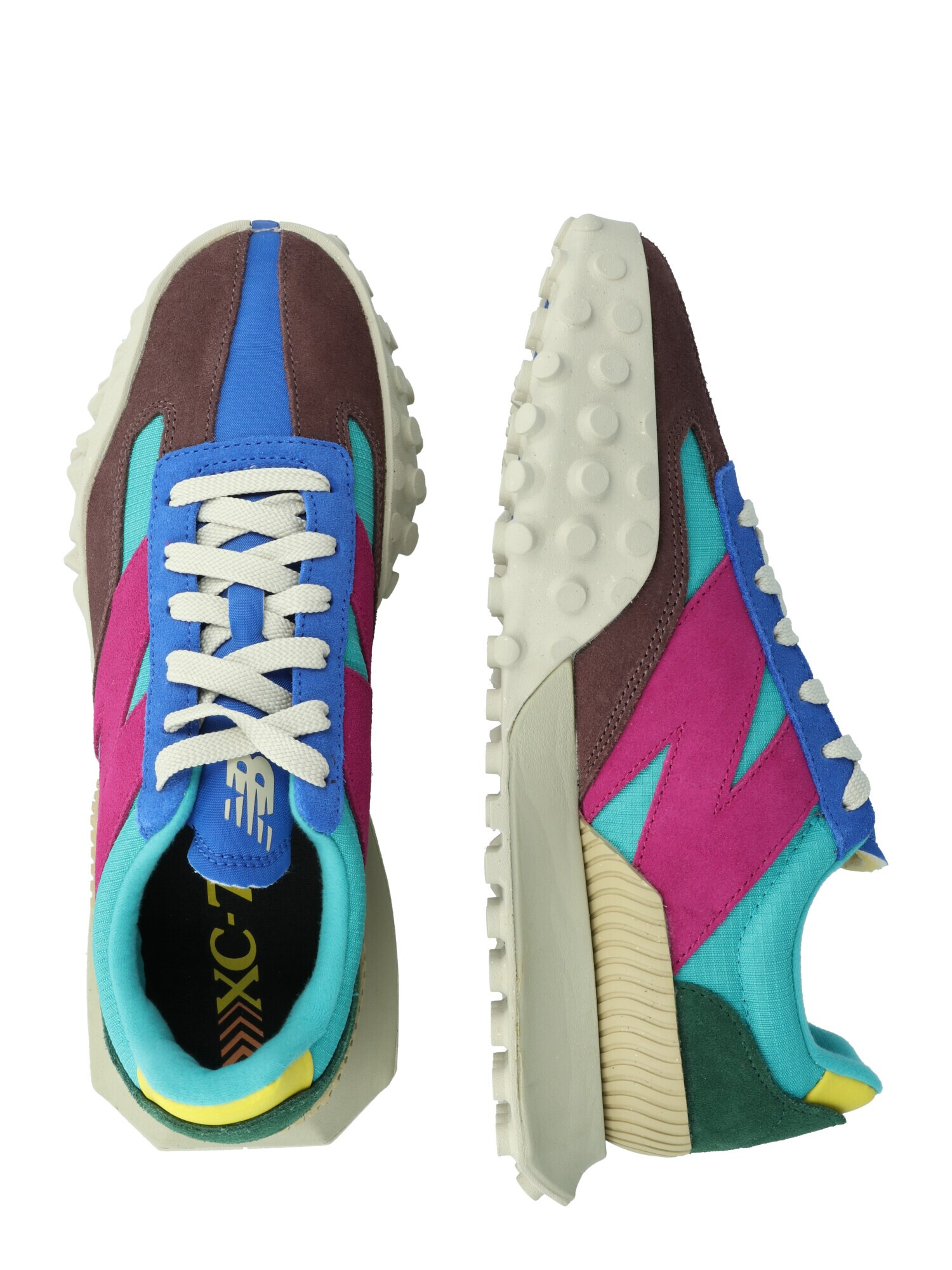 new balance Sneaker low 'XC72' albastru / maro închis / verde petrol / fucsia - Pled.ro