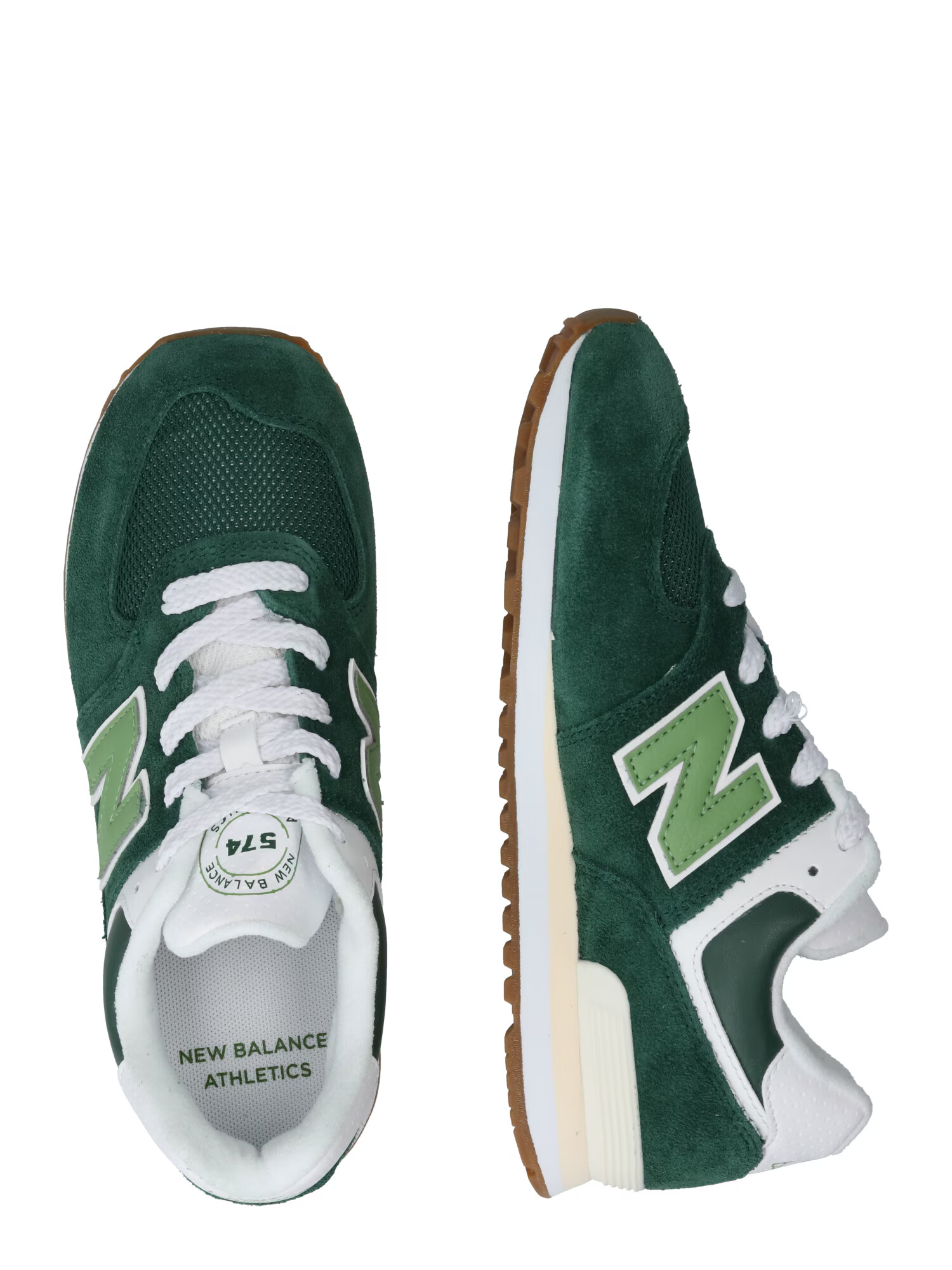 new balance Sneaker '574' verde / verde deschis / alb - Pled.ro