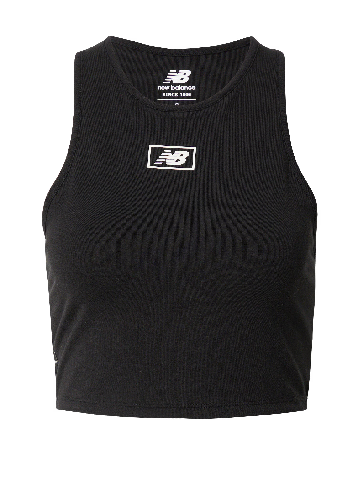 new balance Sport top negru / alb - Pled.ro