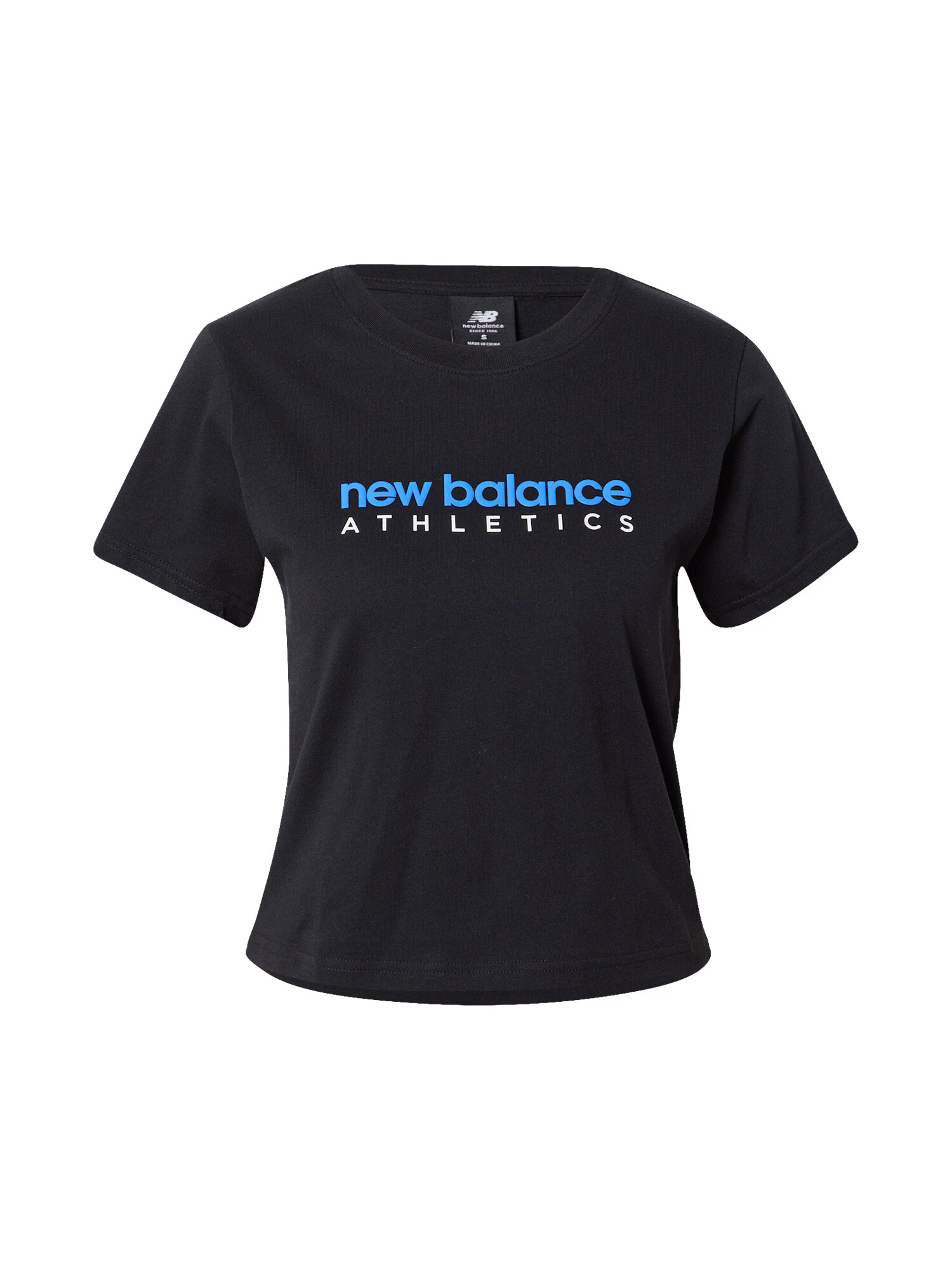 new balance Tricou albastru / negru / alb - Pled.ro