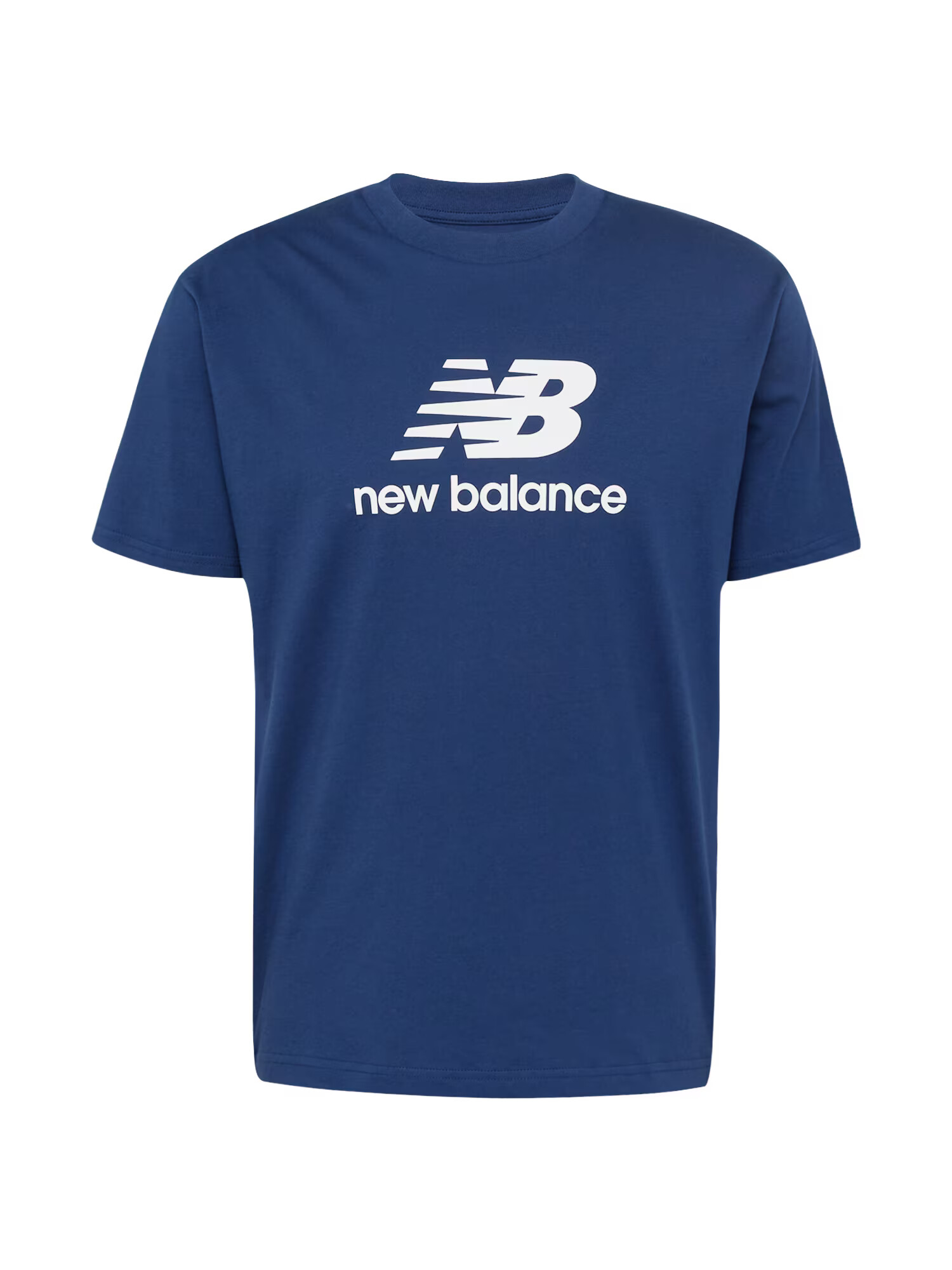 new balance Tricou bleumarin / alb - Pled.ro