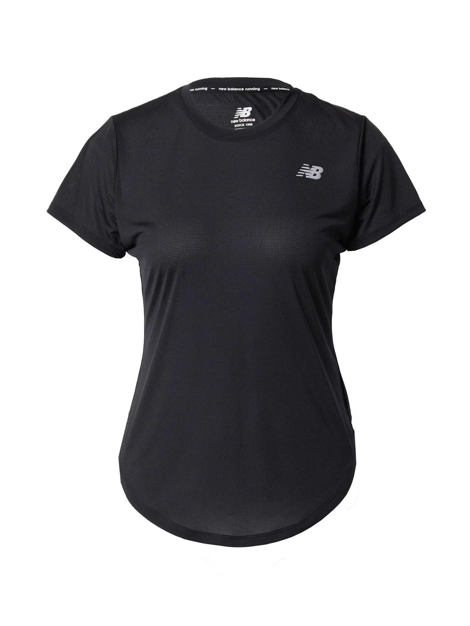 new balance Tricou funcțional 'Accelerate' negru / alb - Pled.ro