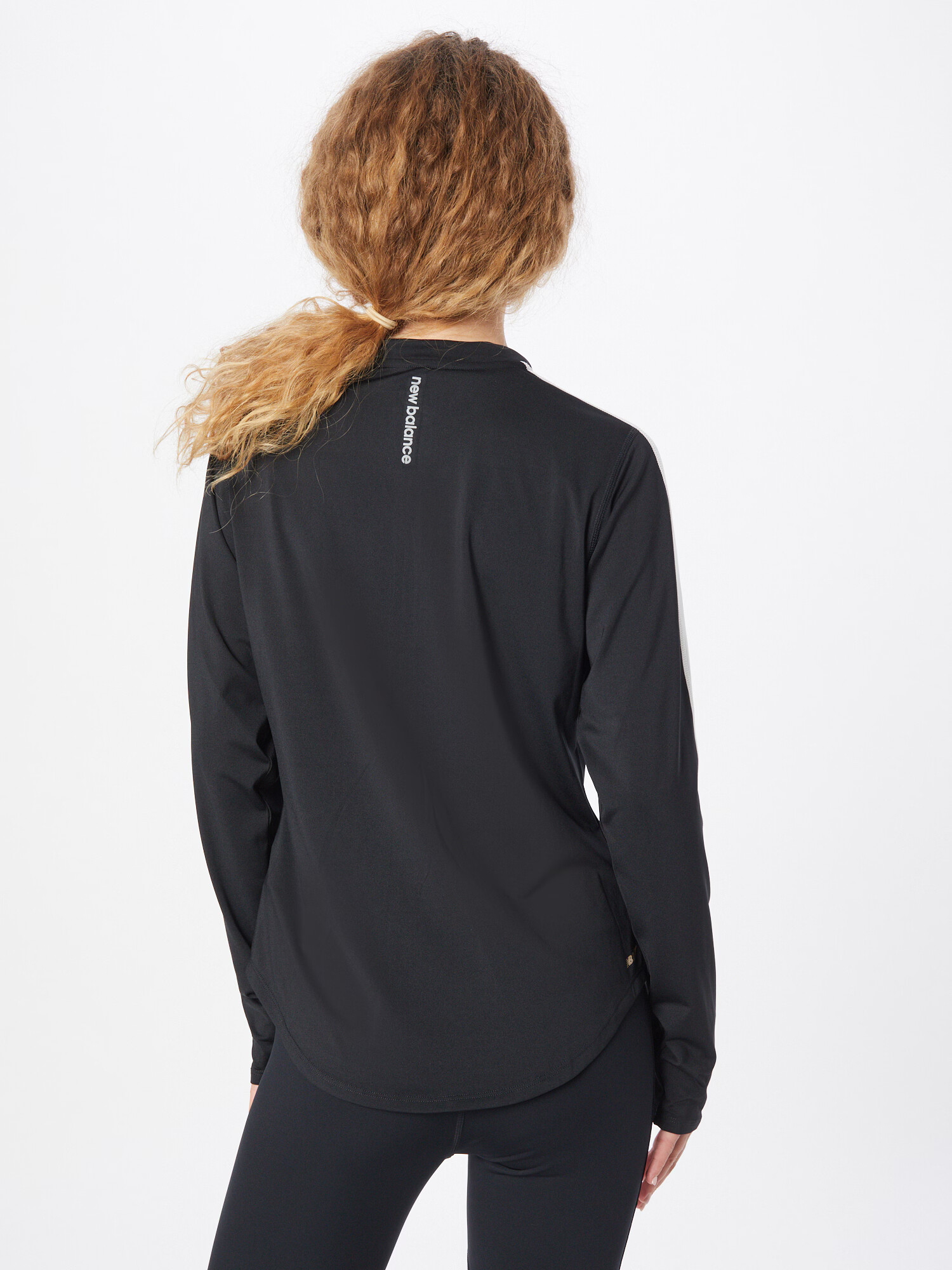 new balance Tricou funcțional 'Accelerate' negru / alb - Pled.ro