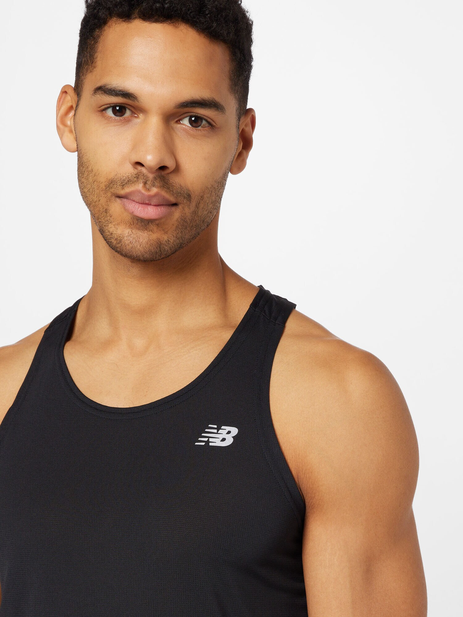 new balance Tricou funcțional 'Accelerate Singlet' negru - Pled.ro