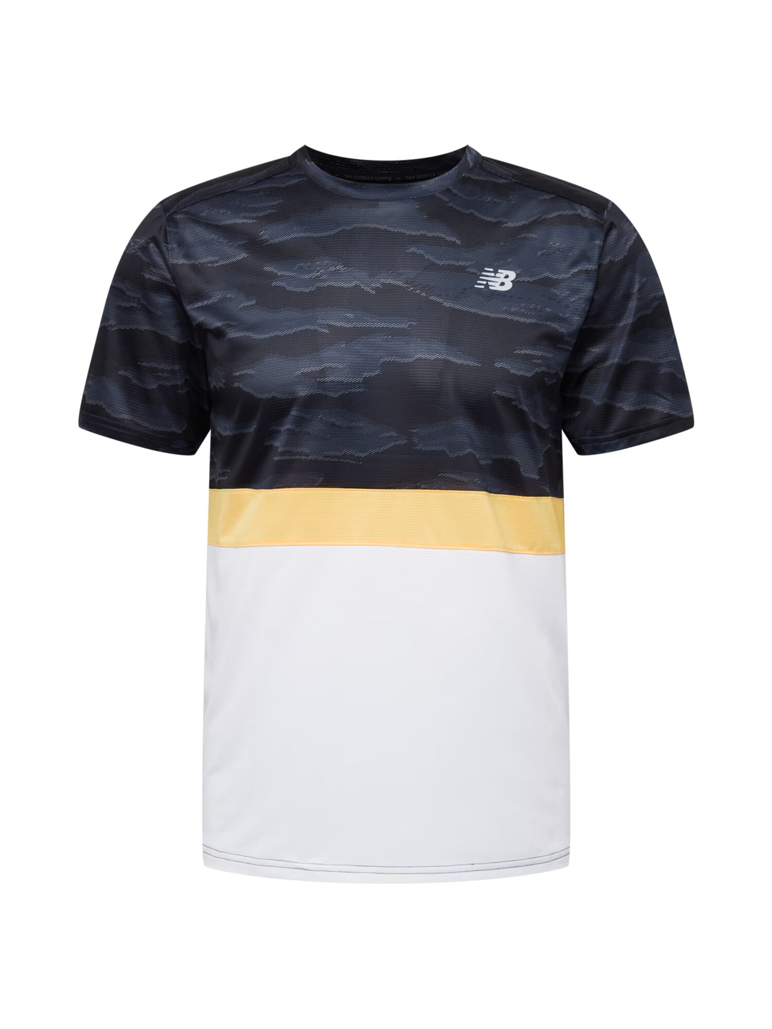 new balance Tricou funcțional gri bazalt / roz deschis / negru / alb - Pled.ro