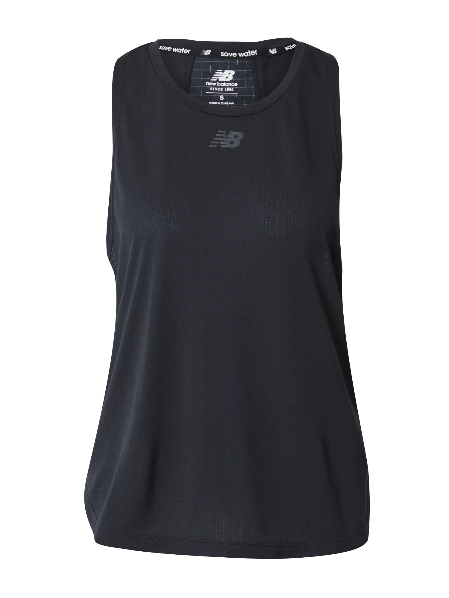 new balance Tricou funcțional 'Impact Run' gri metalic / negru - Pled.ro