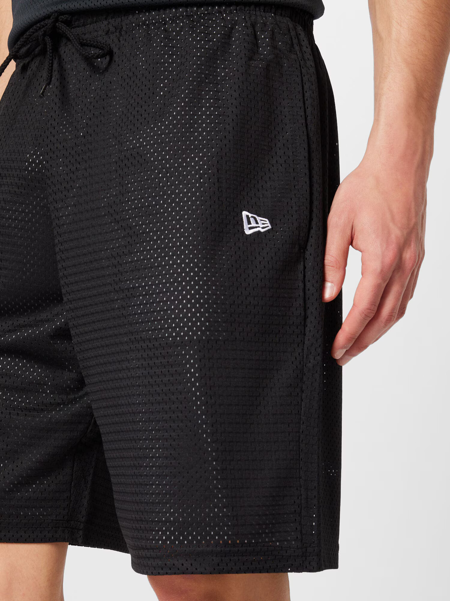 NEW ERA Pantaloni negru / alb - Pled.ro