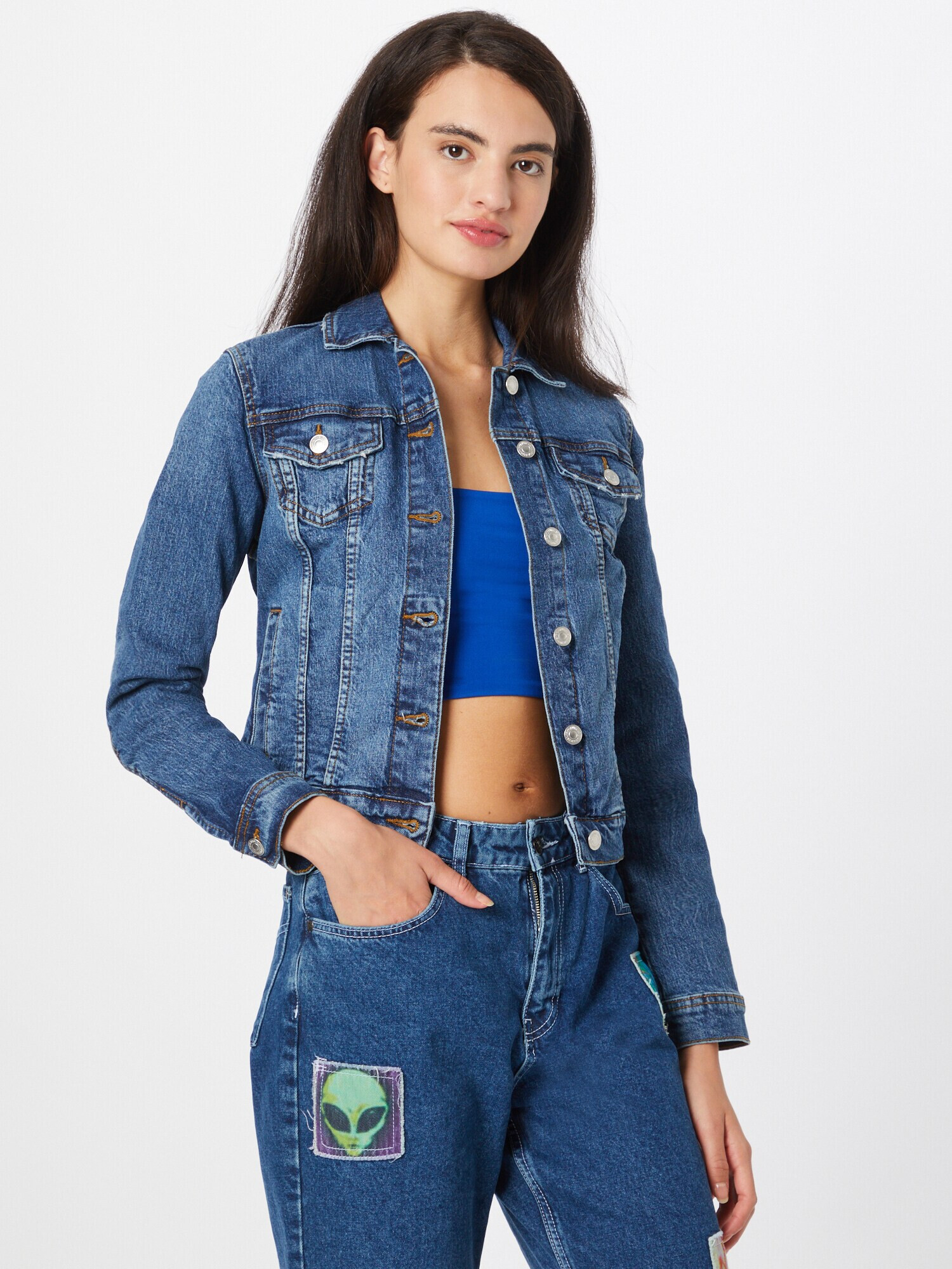 NEW LOOK Geacă de primăvară-toamnă 'ARIEL' albastru denim - Pled.ro