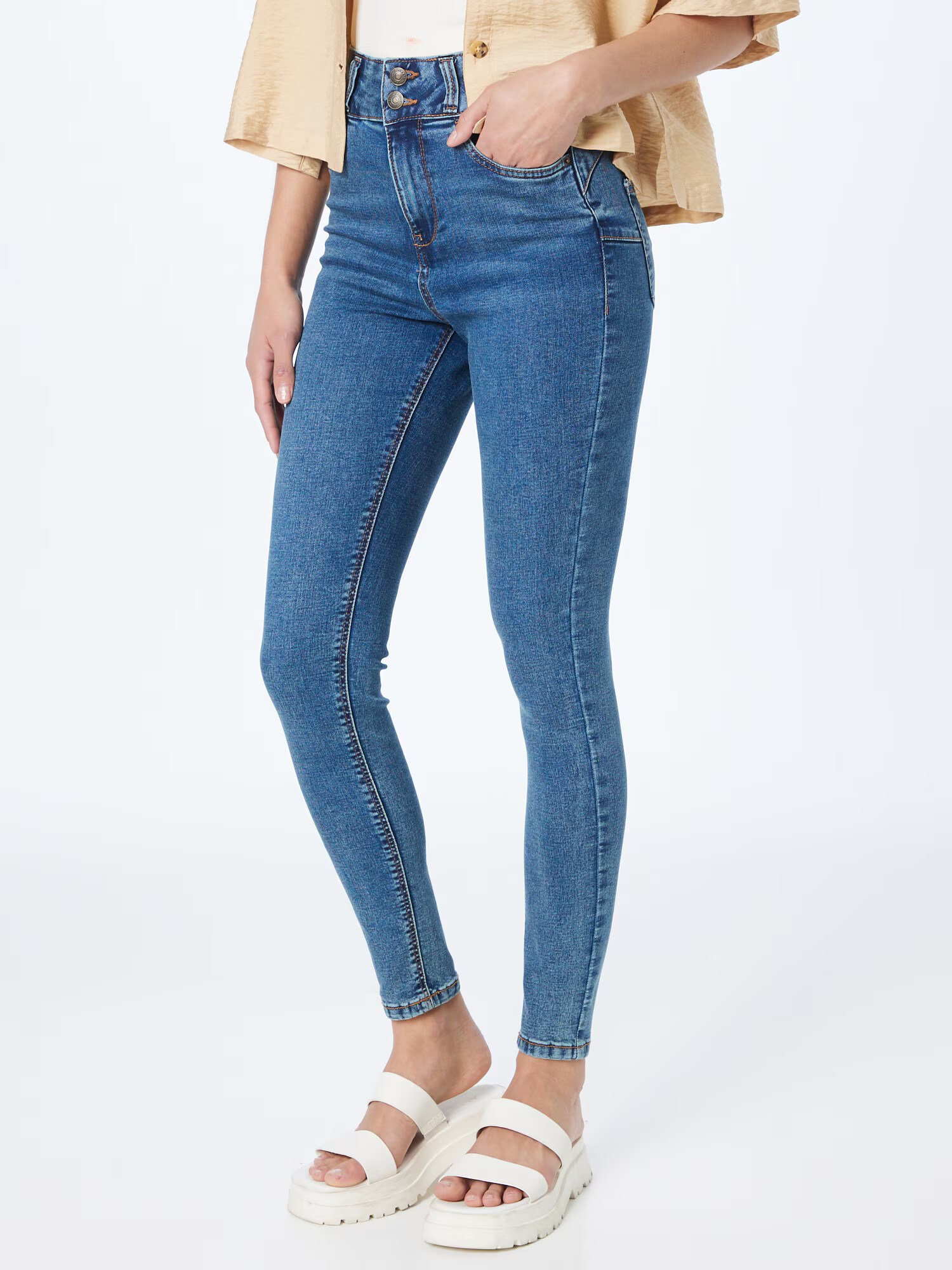 NEW LOOK Jeans albastru - Pled.ro