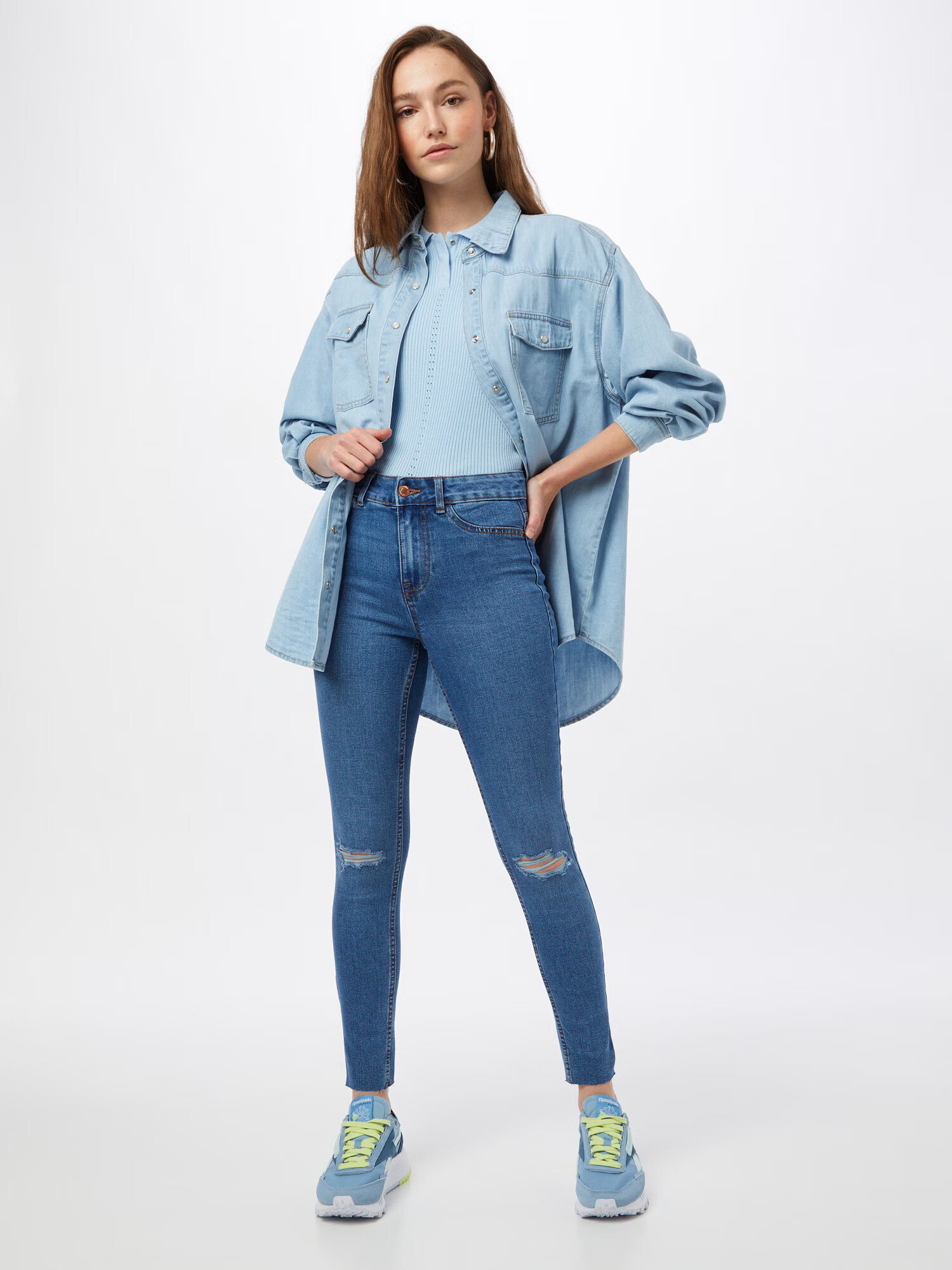 NEW LOOK Jeans albastru denim - Pled.ro