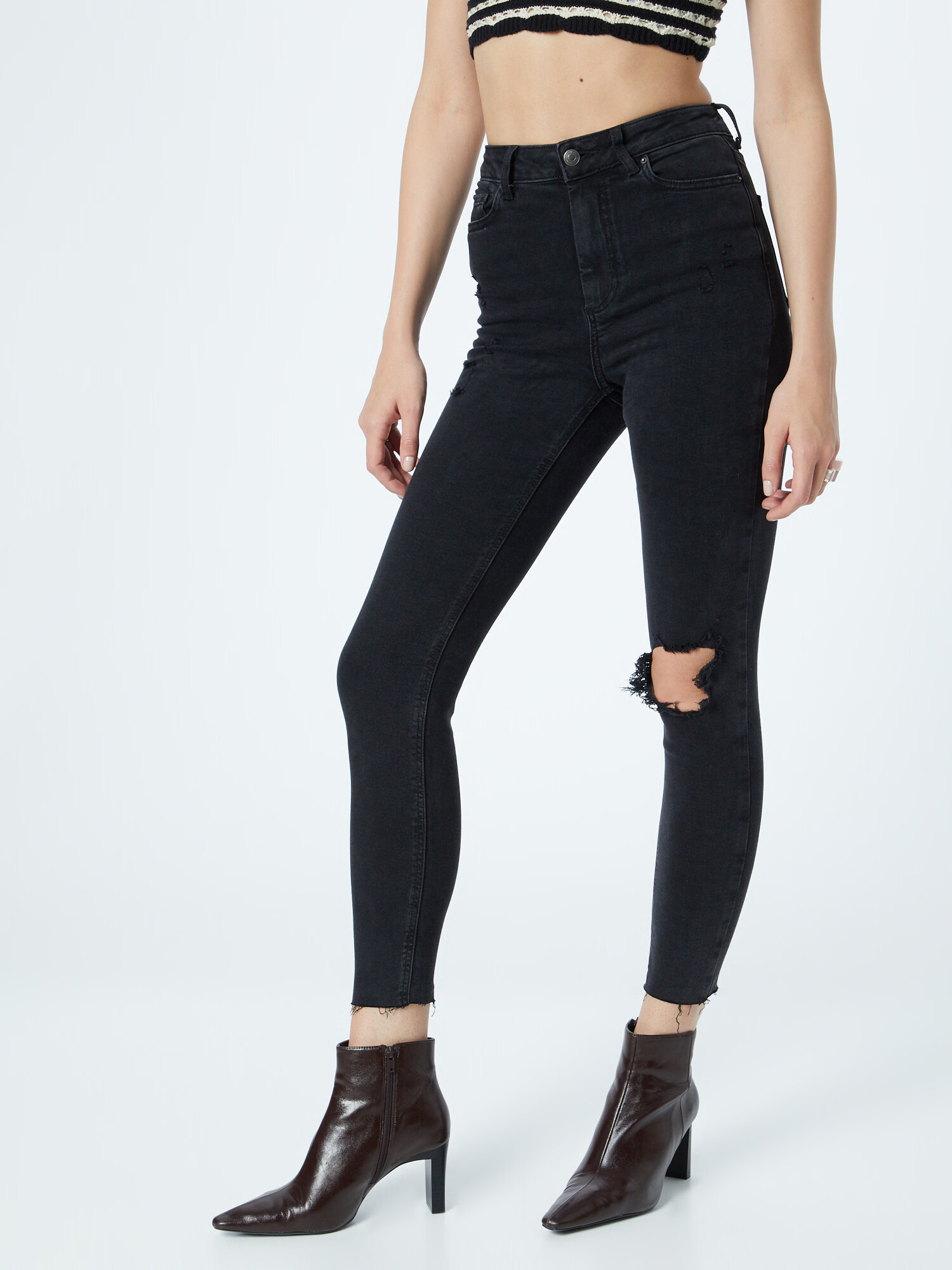 NEW LOOK Jeans negru denim - Pled.ro