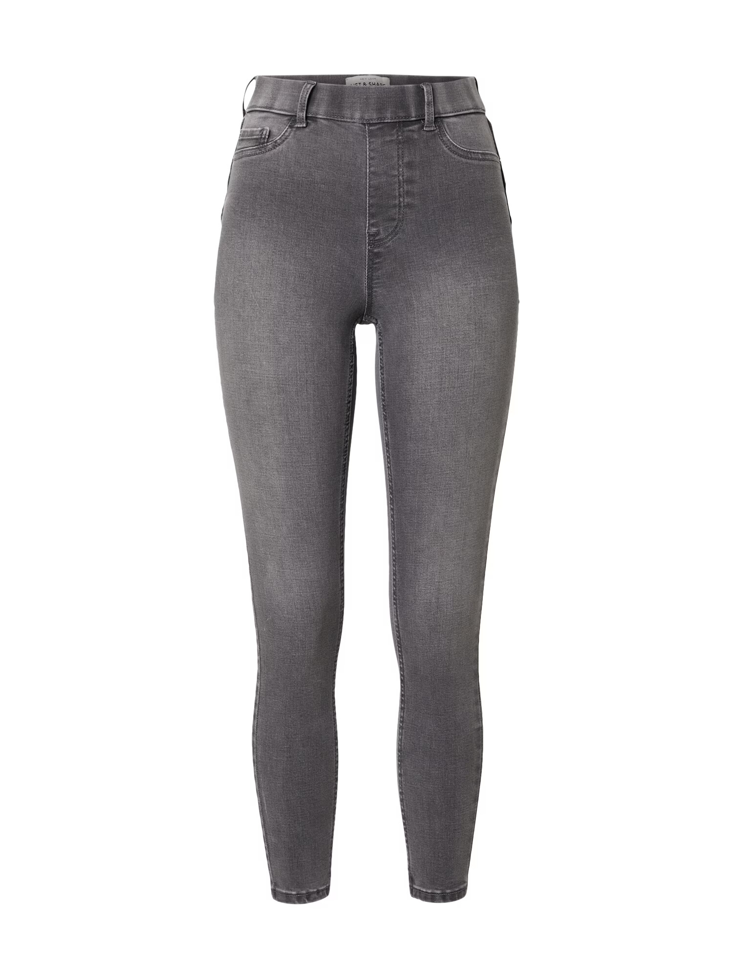 NEW LOOK Jeggings gri denim - Pled.ro