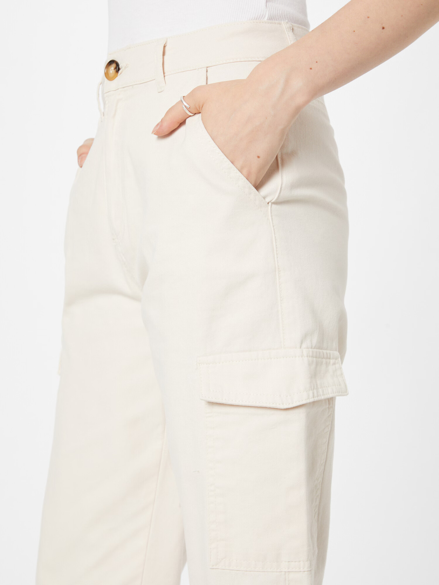 NEW LOOK Pantaloni crem - Pled.ro