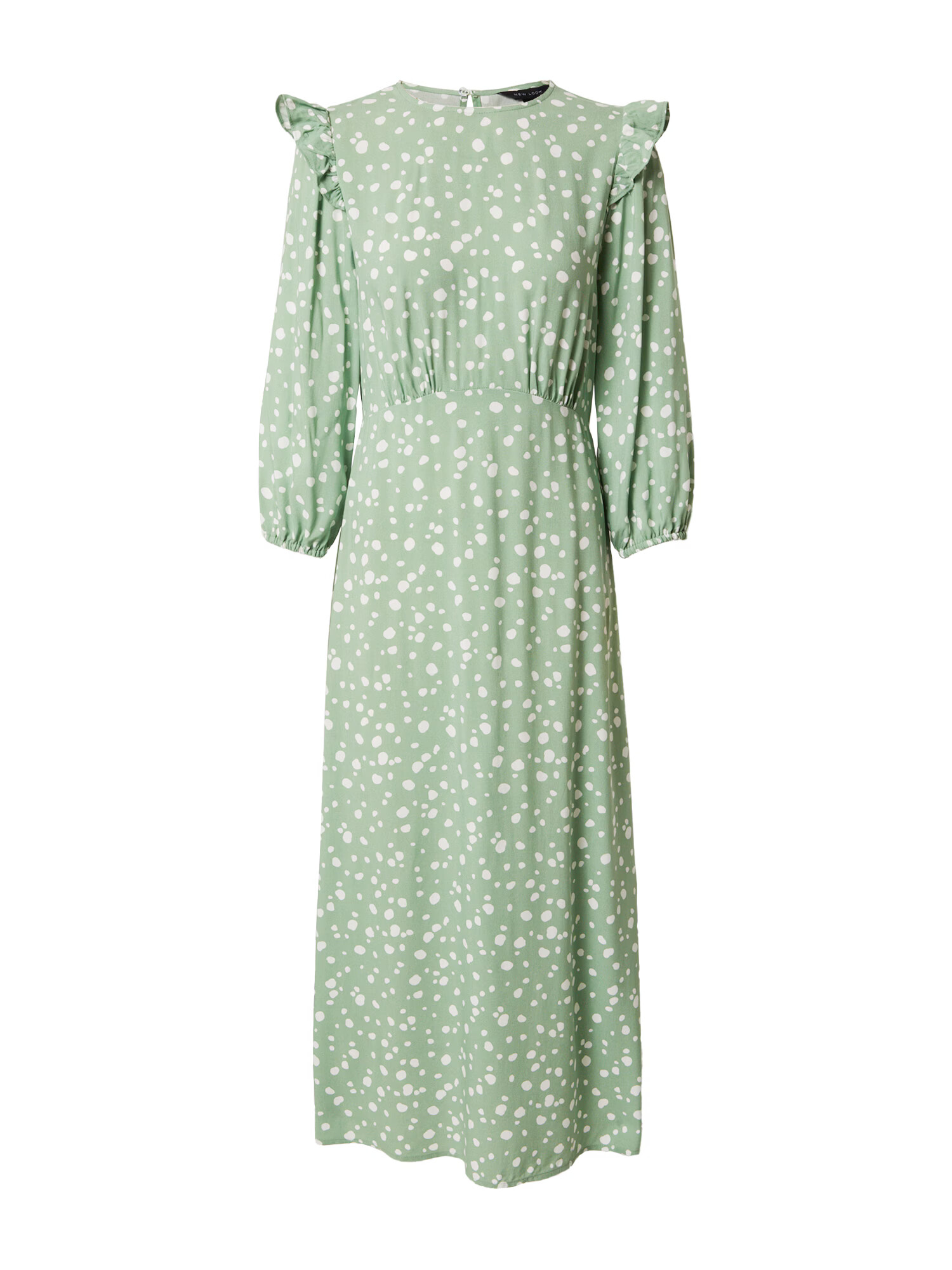 NEW LOOK Rochie 'BELLE' verde pastel / alb - Pled.ro