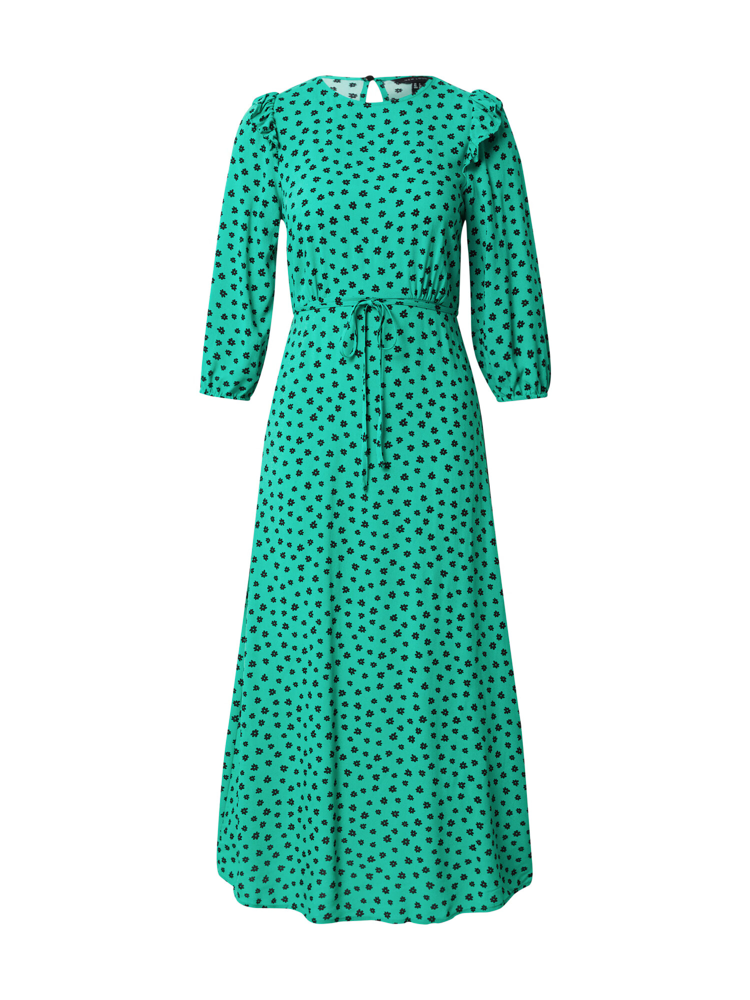 NEW LOOK Rochie verde jad / negru - Pled.ro