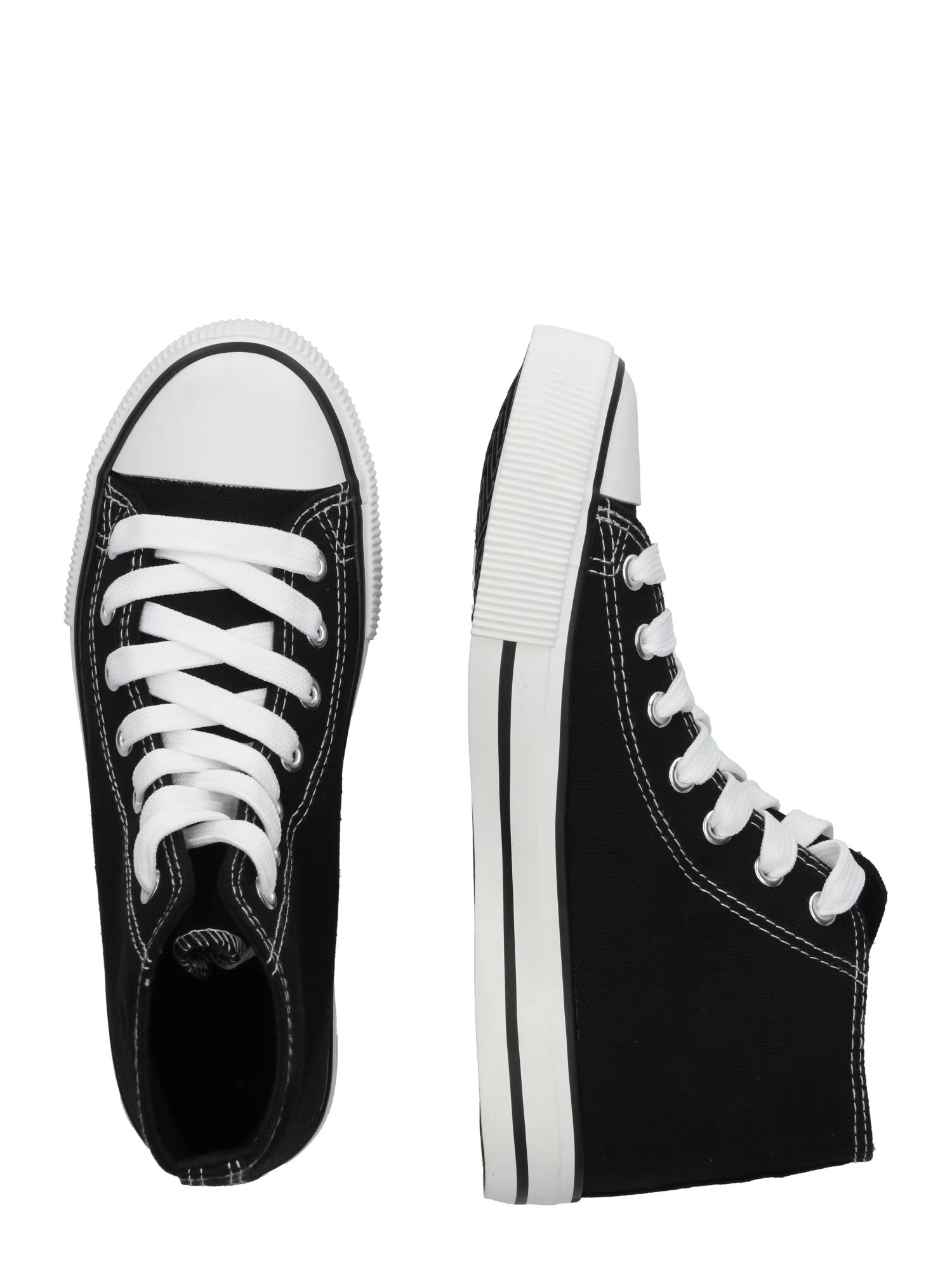 NEW LOOK Sneaker low 'MARKIN' negru / alb - Pled.ro