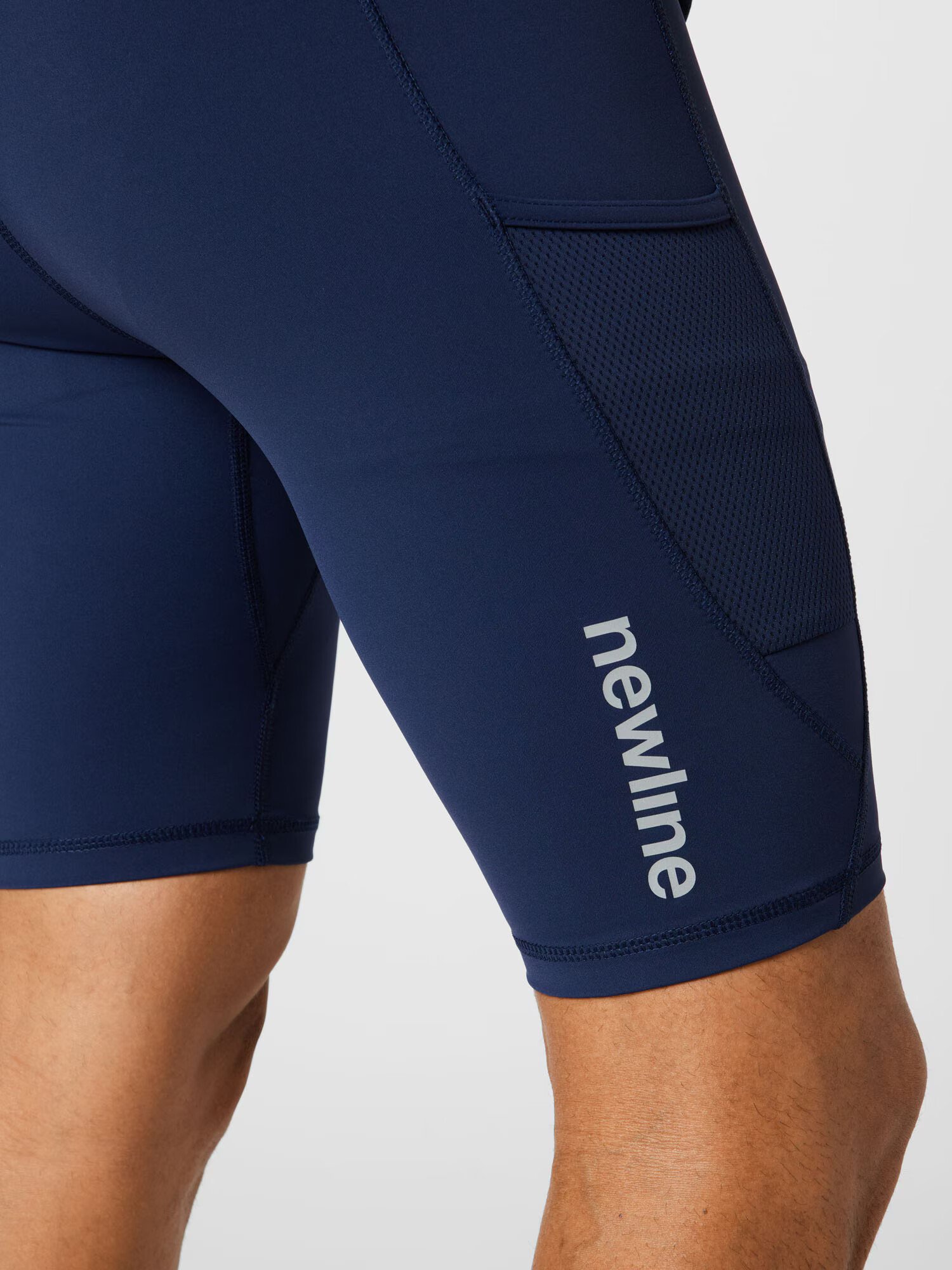 Newline Pantaloni sport albastru închis / gri deschis - Pled.ro